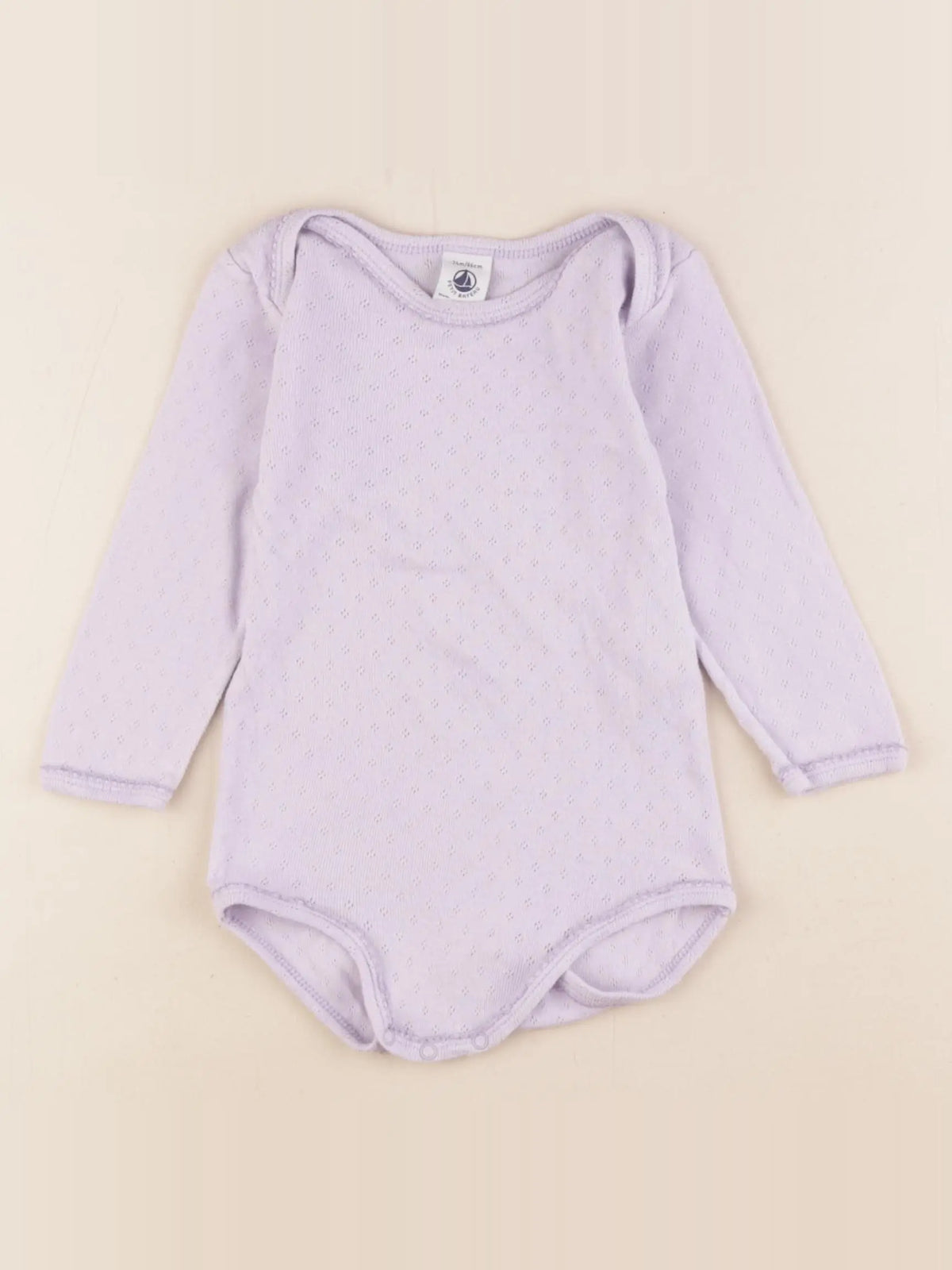 Petit Bateau - body violet - 24 mois