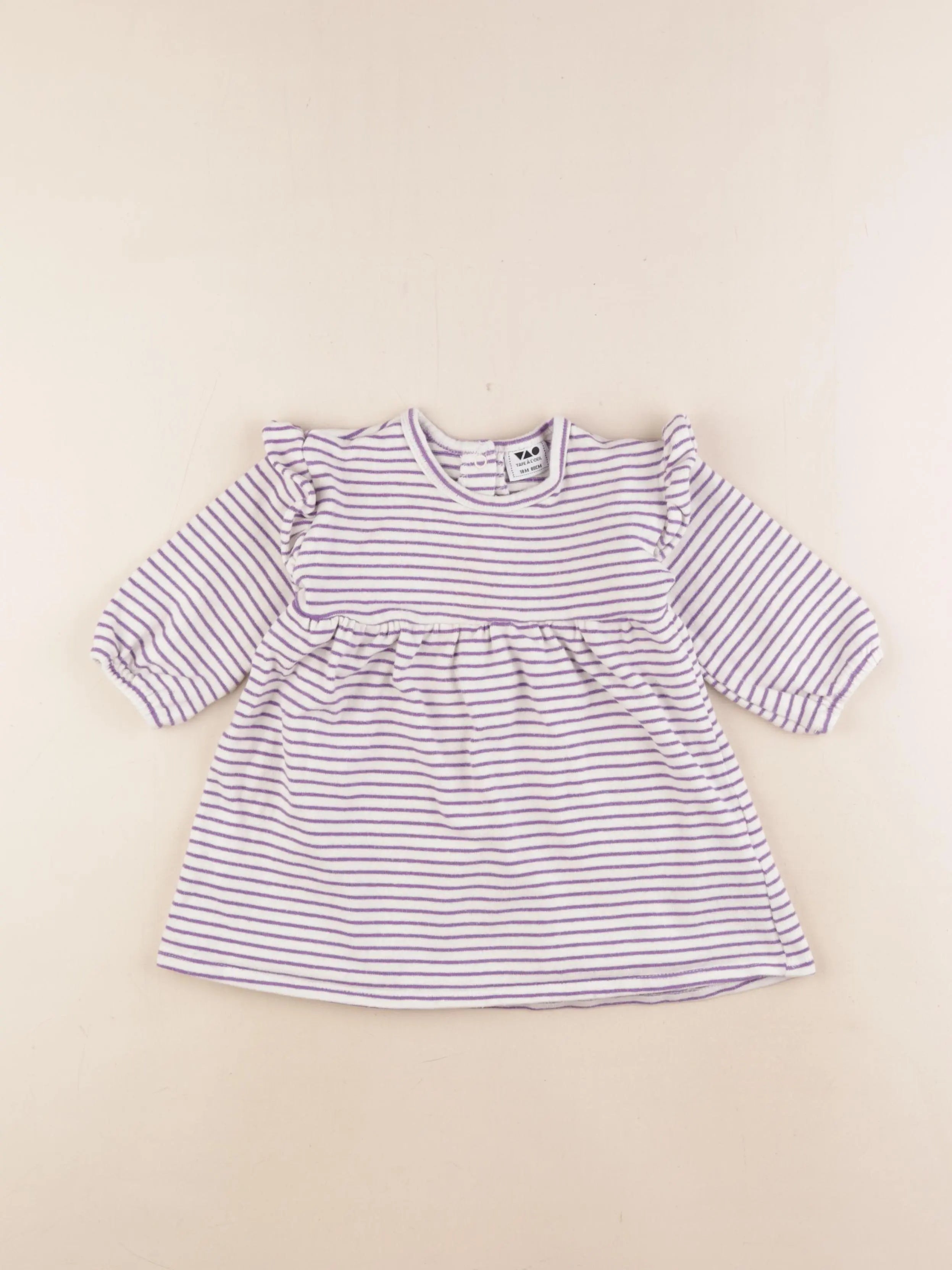 Tape à l'oeil - robe violet - 18 mois