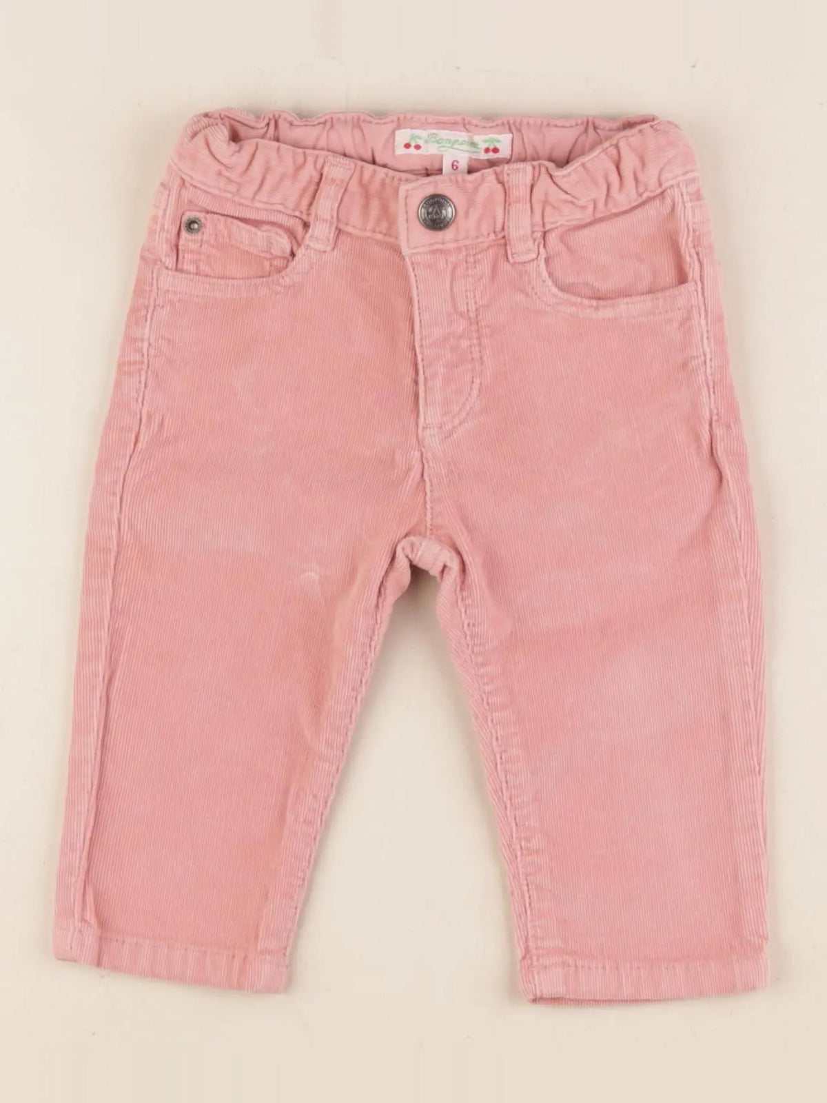 Bonpoint - pantalon rose - 6 mois
