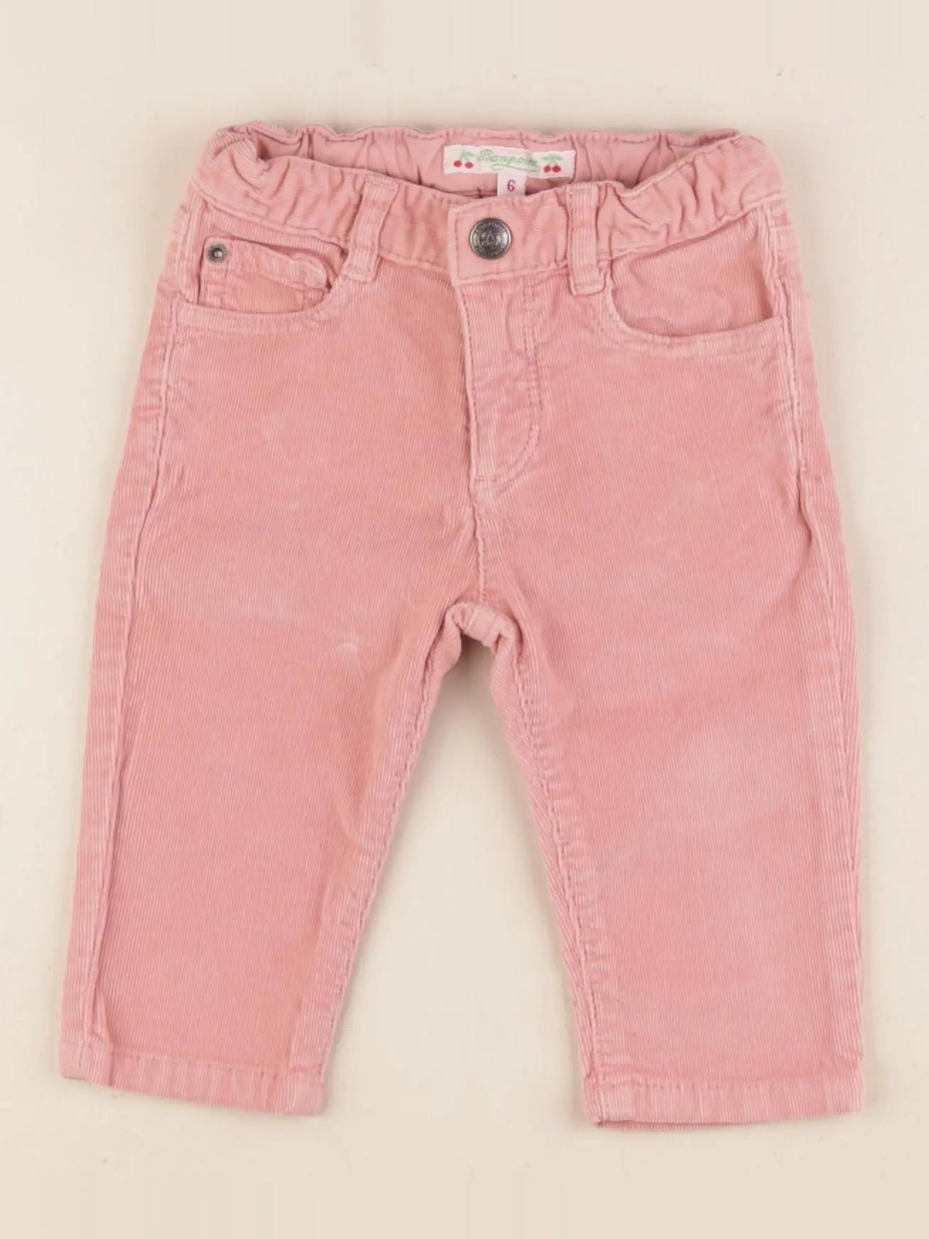 Bonpoint - pantalon rose - 6 mois