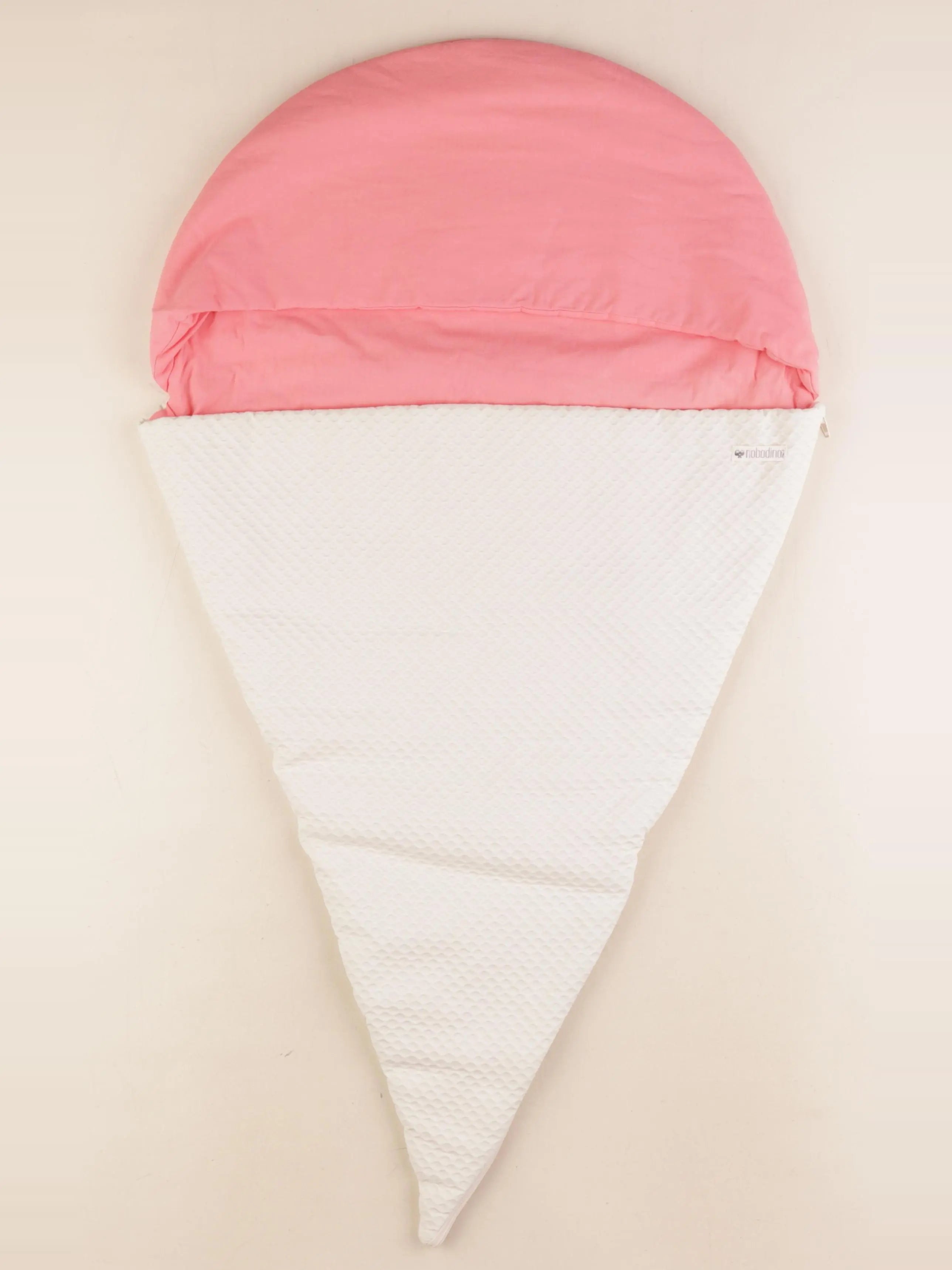 Nobodinoz - gigoteuse beige, rose - 0/6 mois