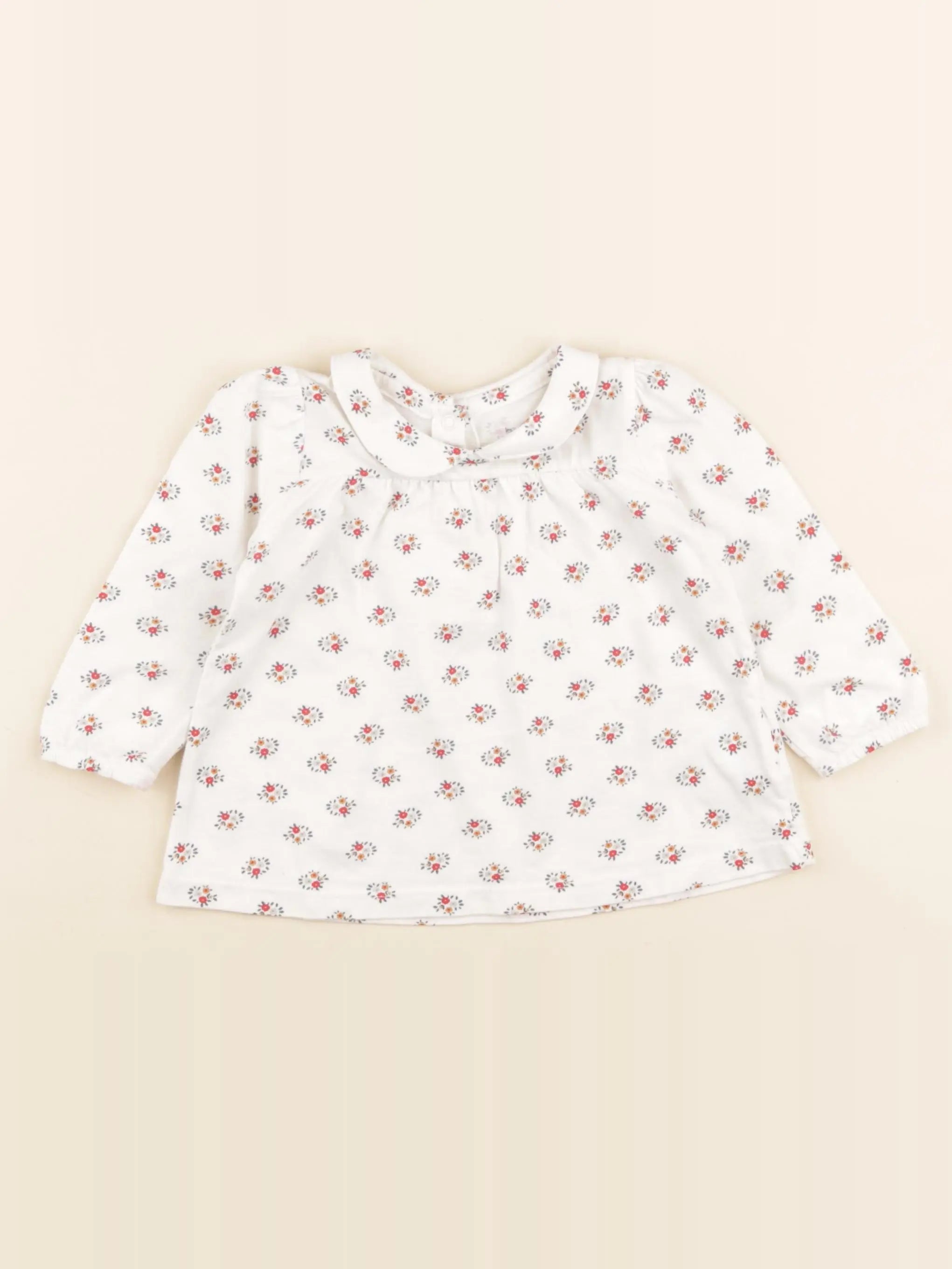 Boutchou - tee-shirt beige - 12 mois