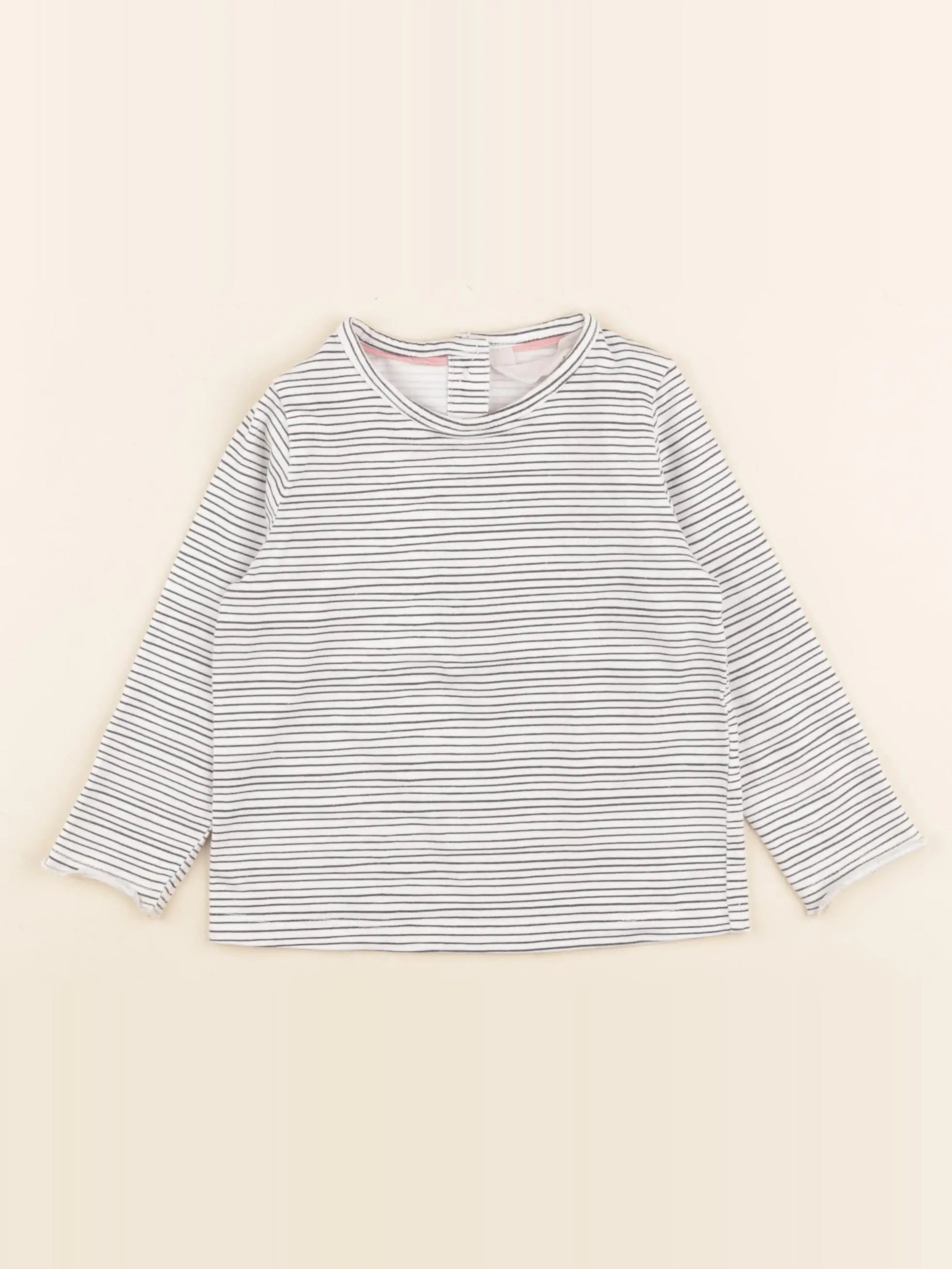 John Lewis - tee-shirt bleu - 9/12 mois