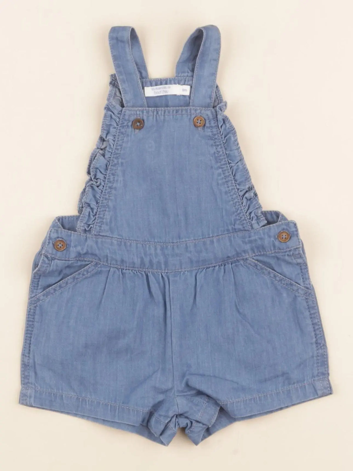 Boutchou - salopette bleu - 6 mois