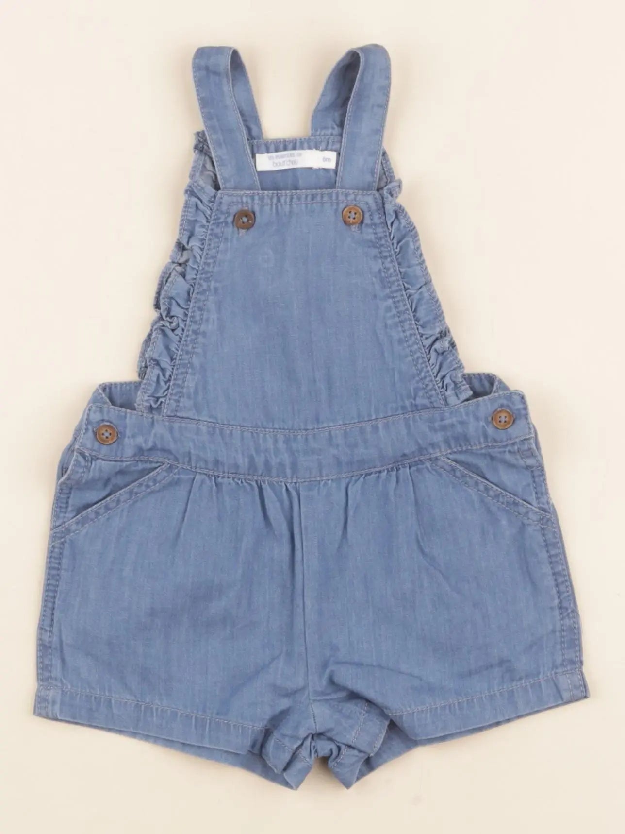Boutchou - salopette bleu - 6 mois