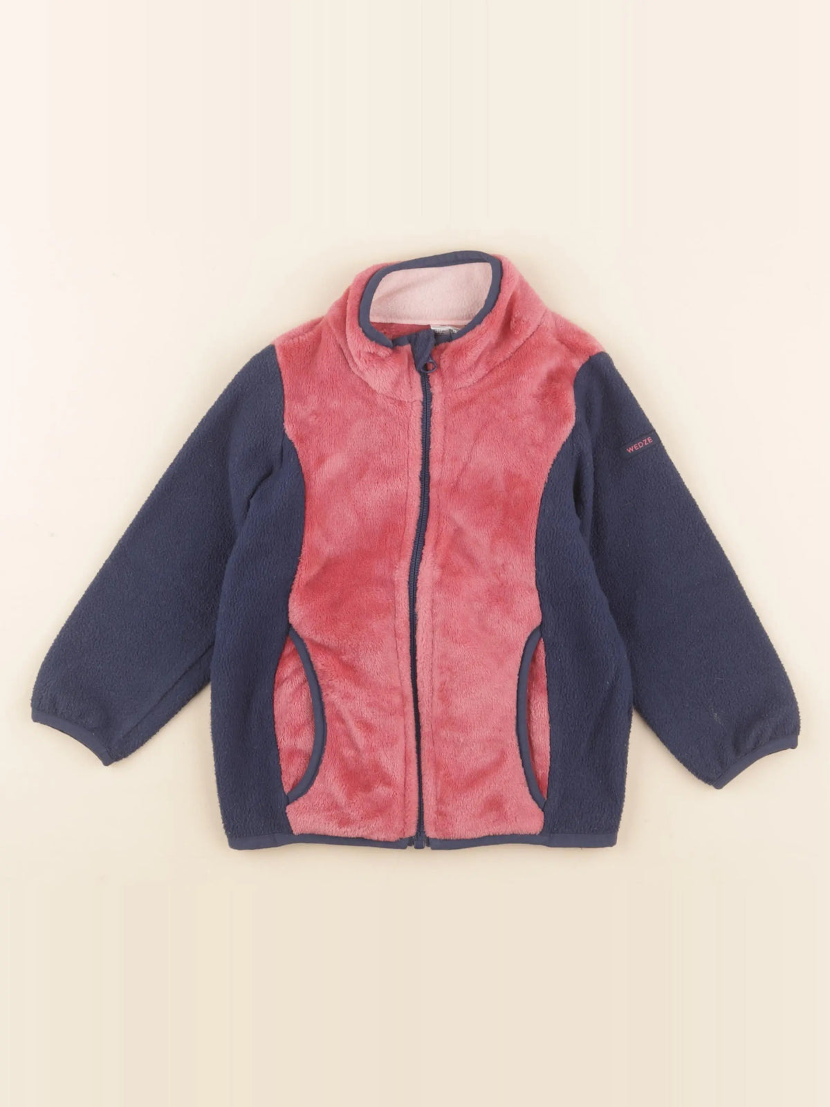 Decathlon ski - polaire rose, bleu - 2/3 ans