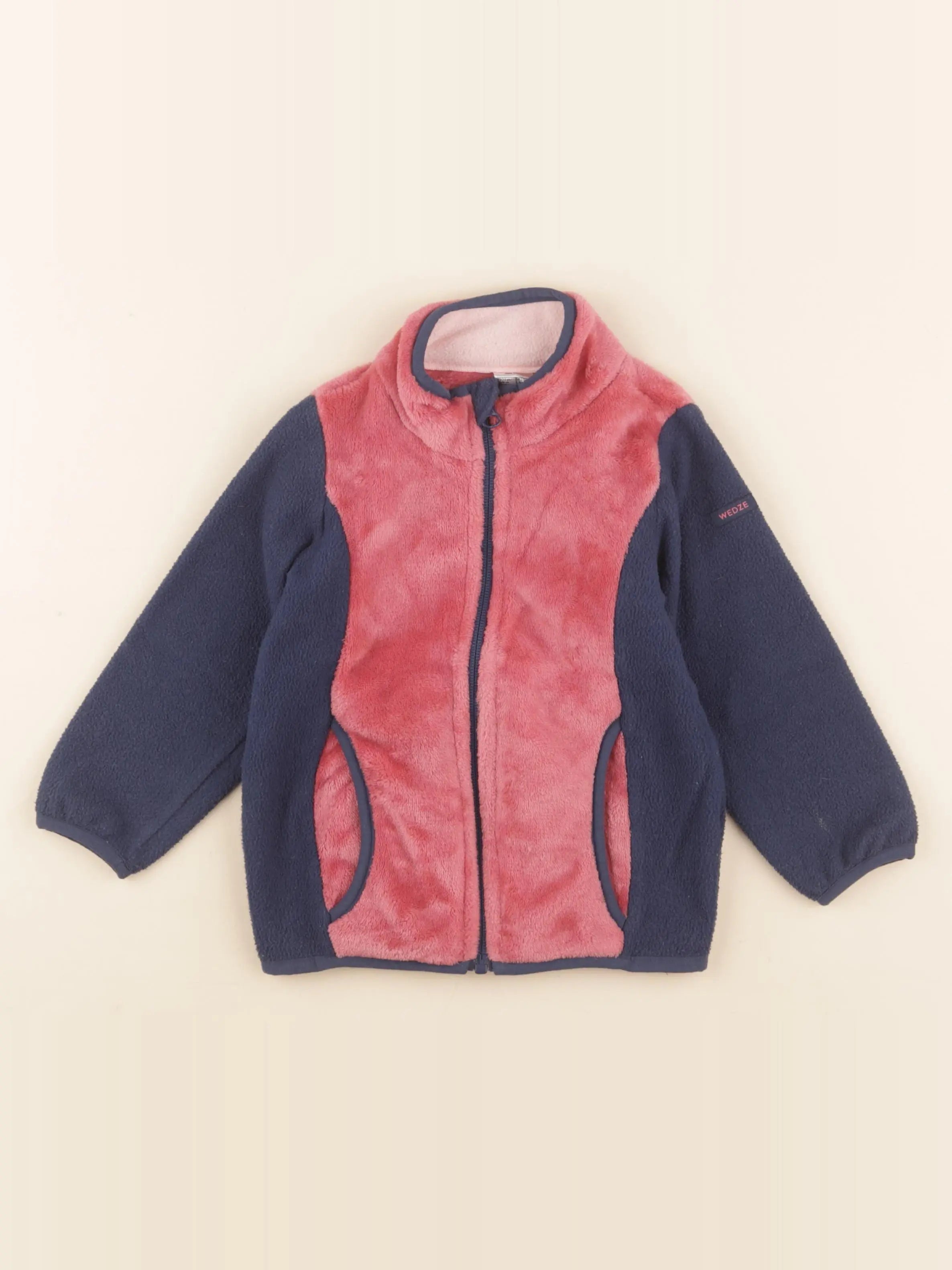 Decathlon ski - polaire rose, bleu - 2/3 ans