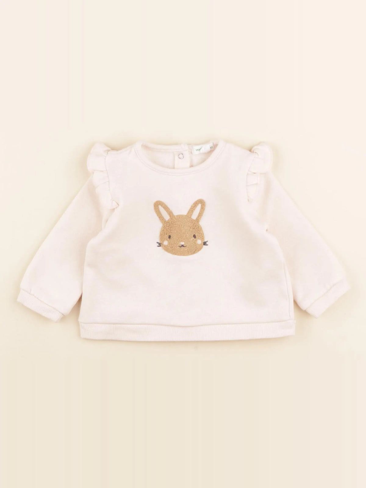 Vertbaudet - sweat rose - 6 mois
