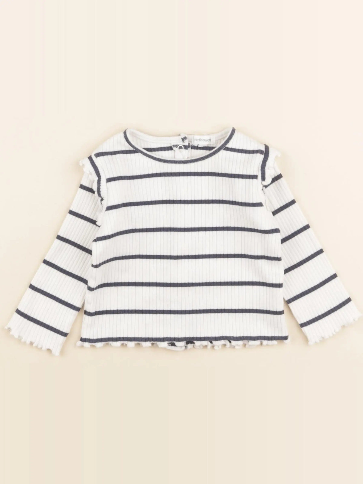 Vertbaudet - tee-shirt bleu - 6 mois