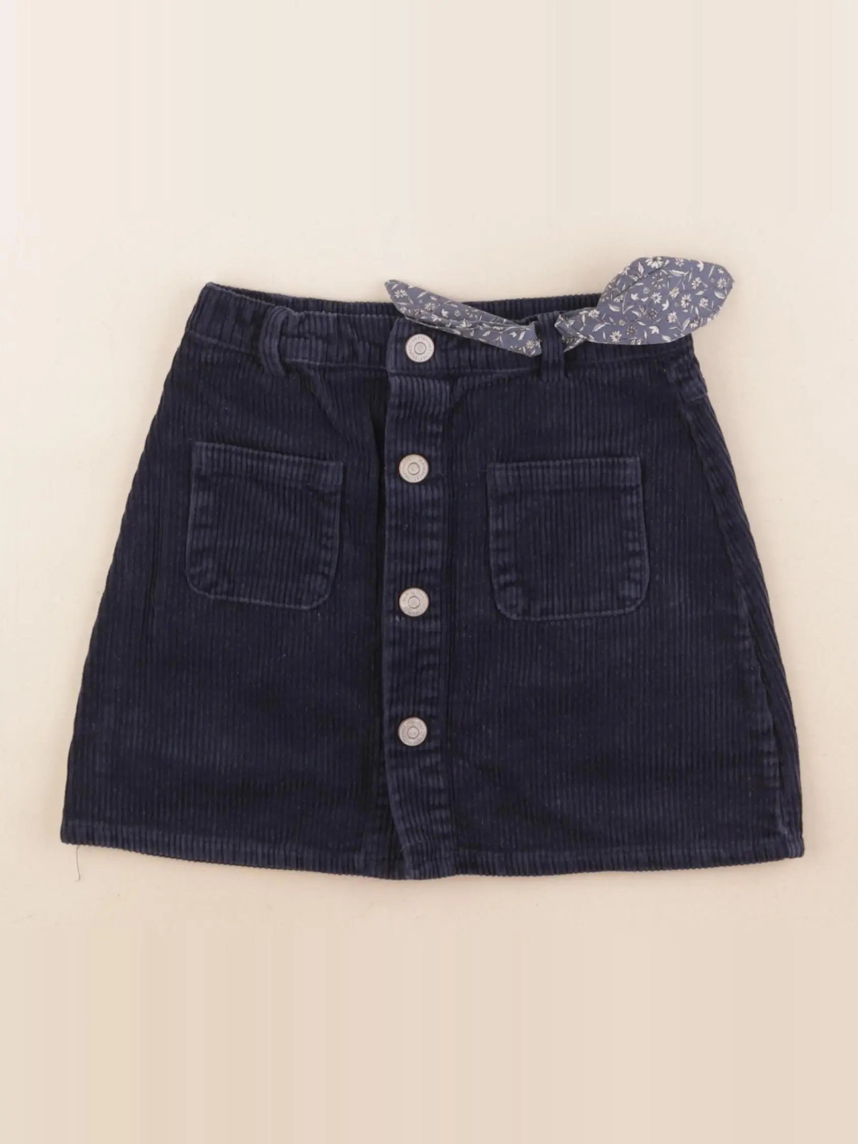 Vertbaudet - jupe bleu - 6 ans