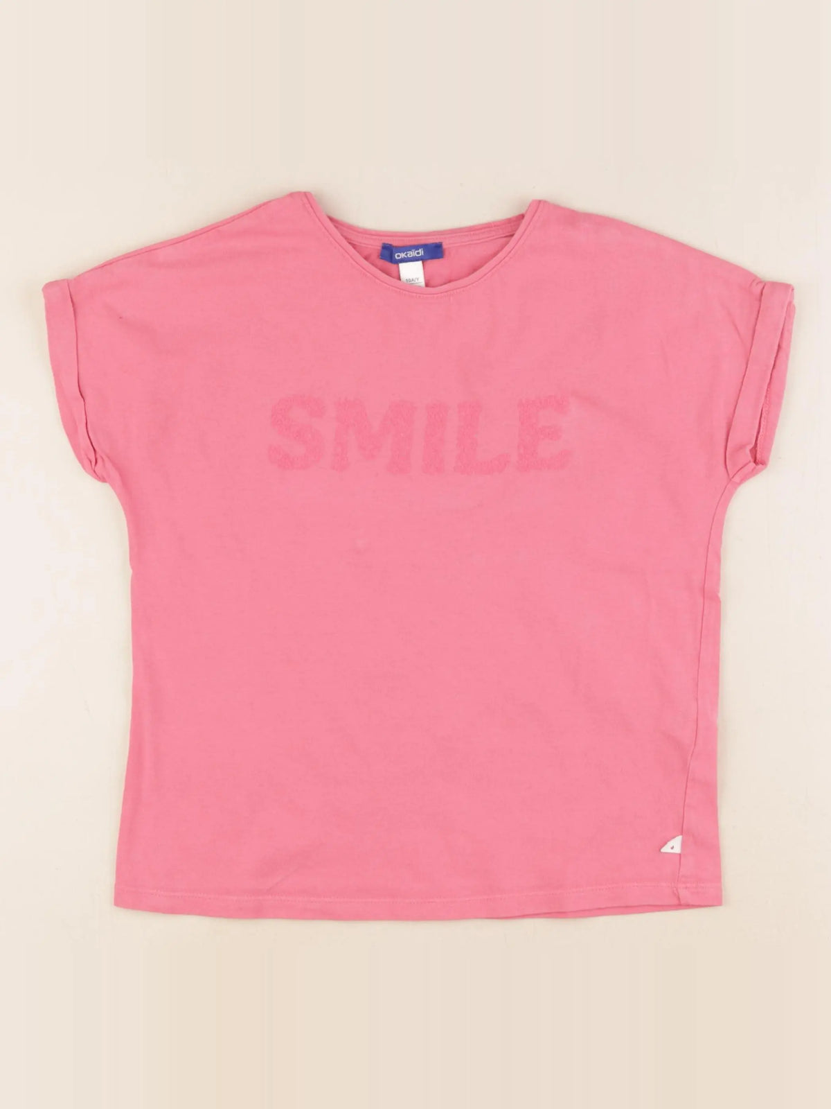 Okaidi - tee-shirt rose - 10 ans