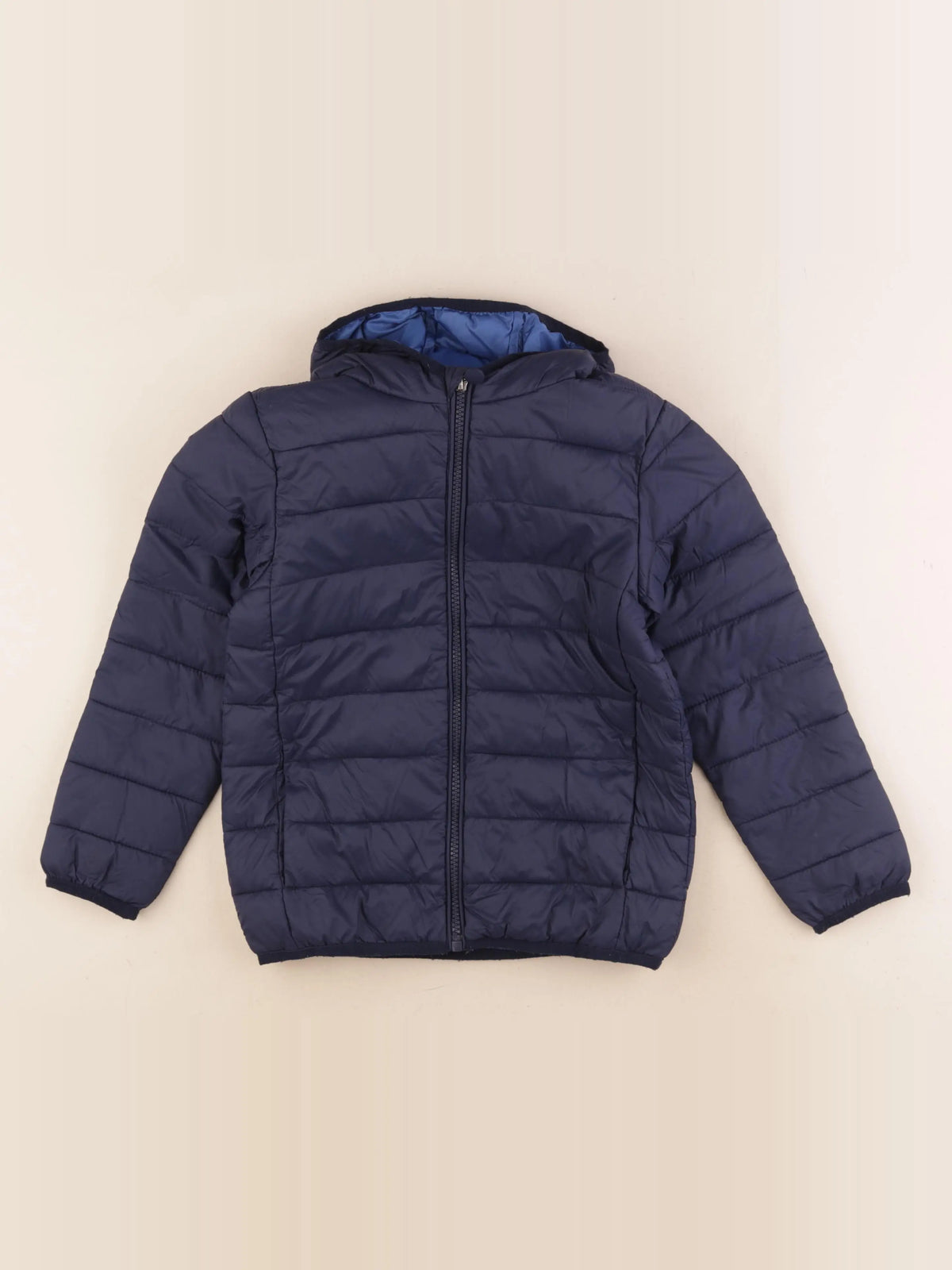 Vertbaudet - doudoune bleu - 7 ans