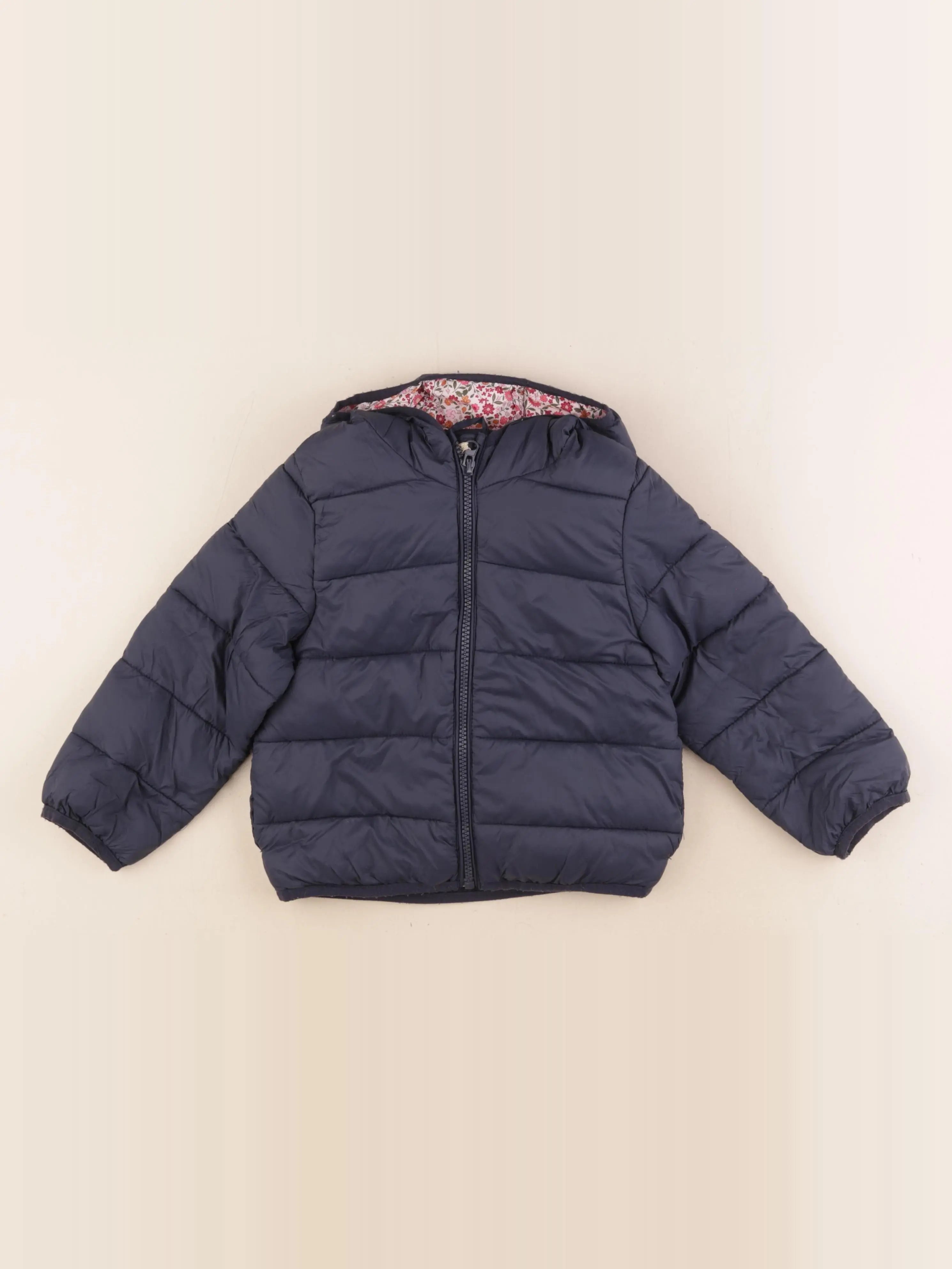 Vertbaudet - doudoune bleu - 8 ans