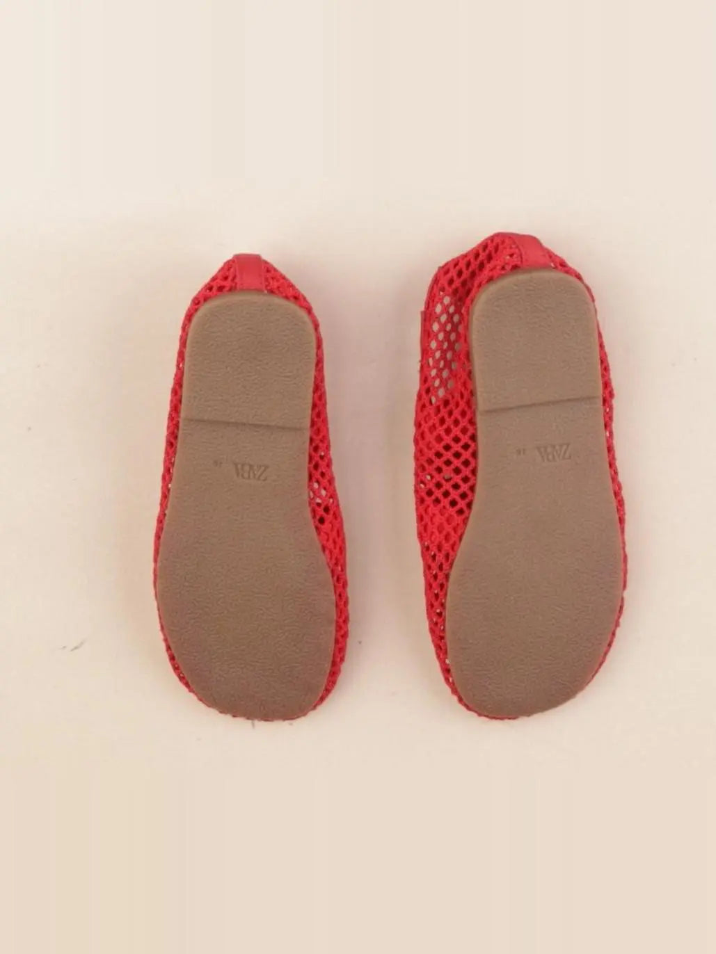 Zara - ballerines rouge - pointure 26