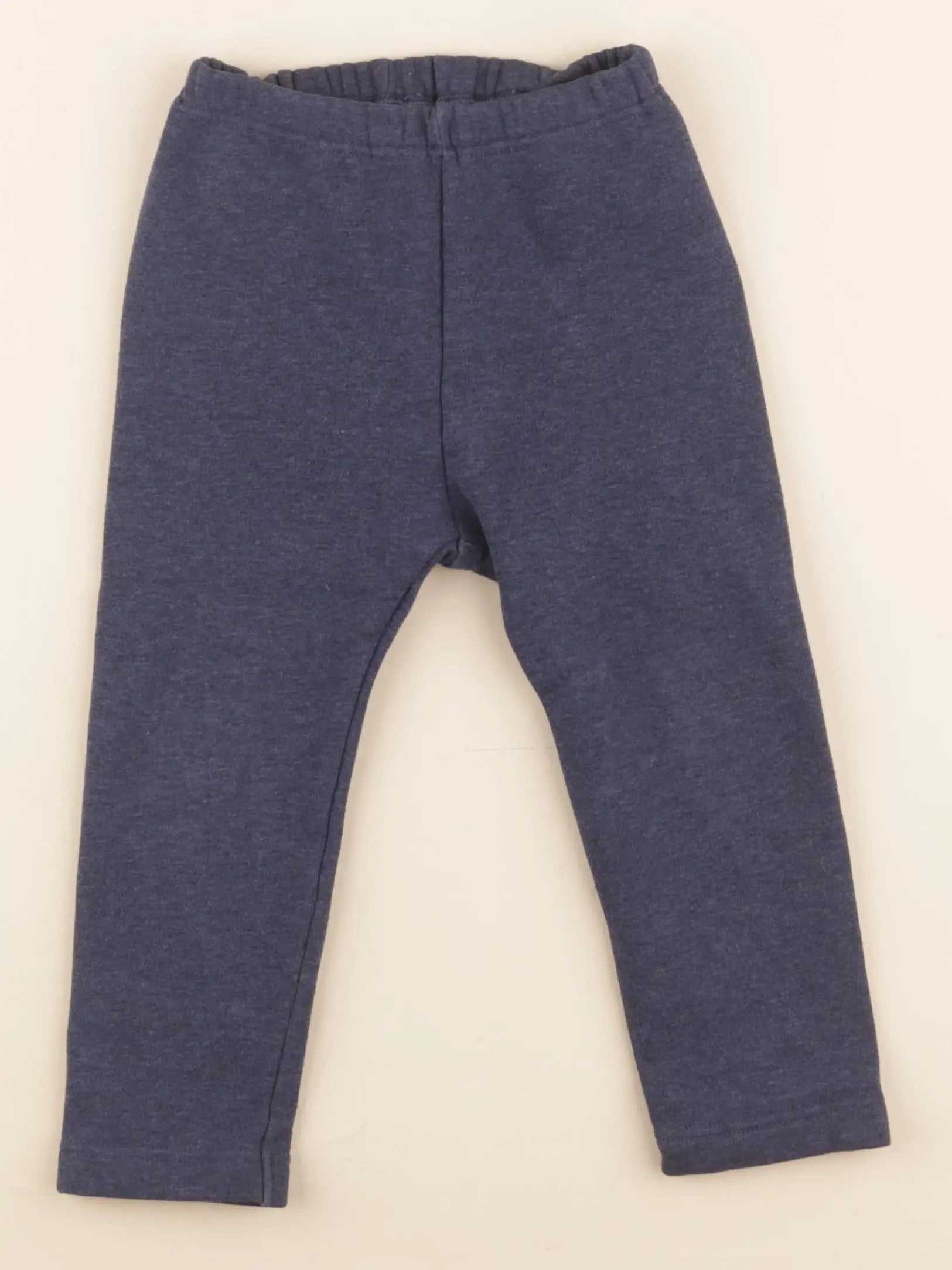 Uniqlo - legging doublé bleu - 18/24 mois