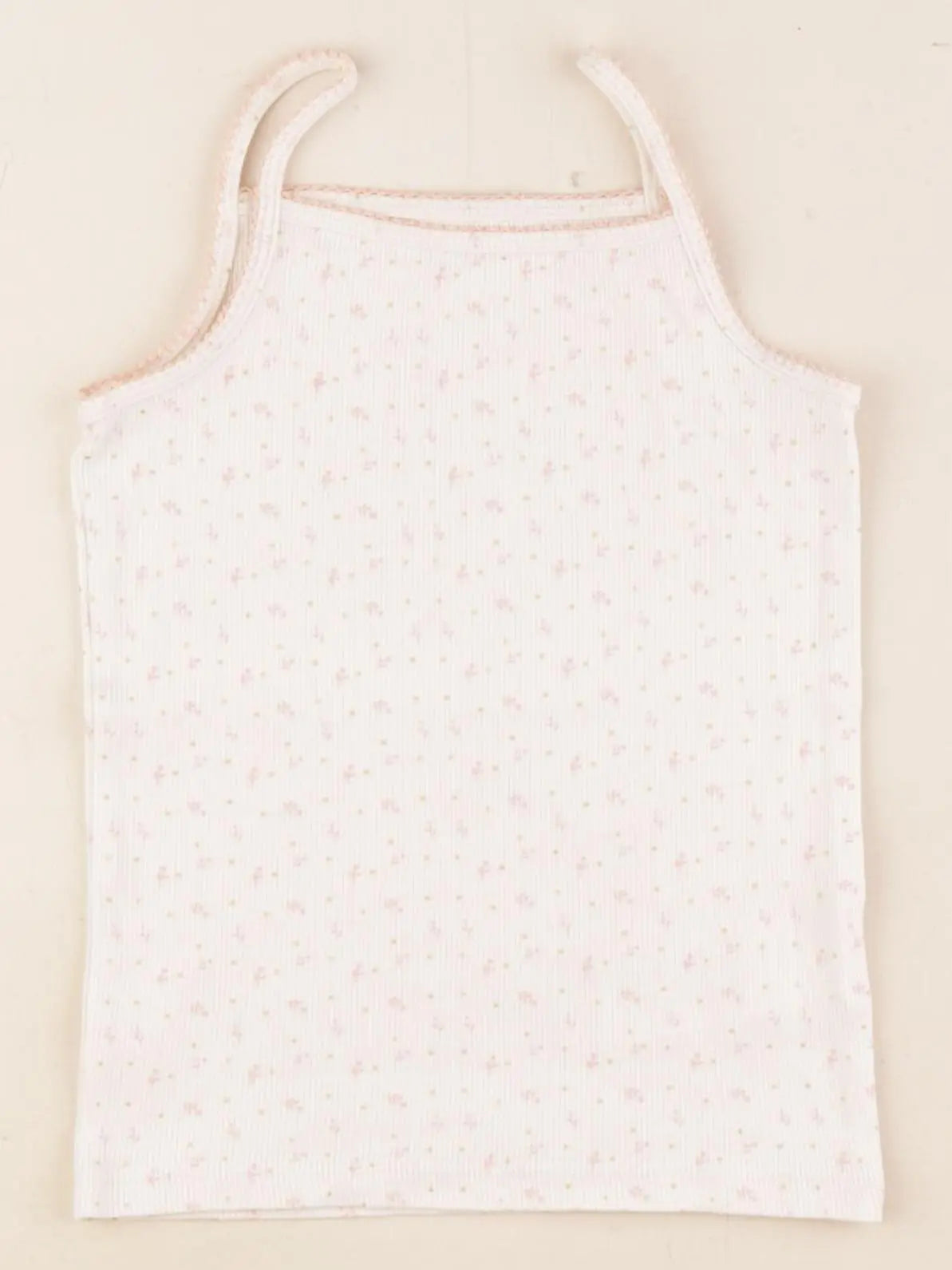 Vertbaudet - maillot de corps blanc, rose - 5 ans
