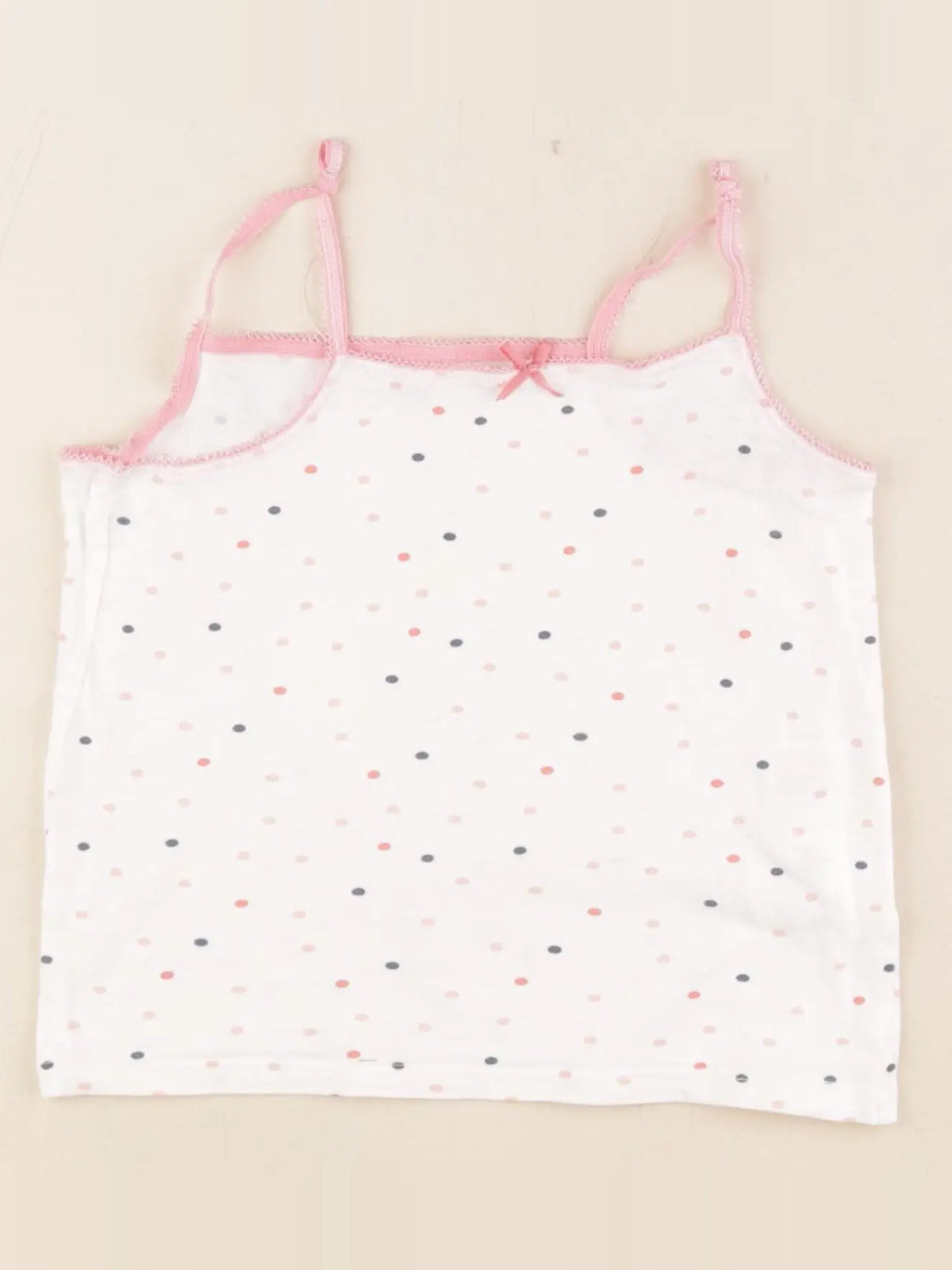 Vertbaudet - maillot de corps blanc, rose - 5 ans