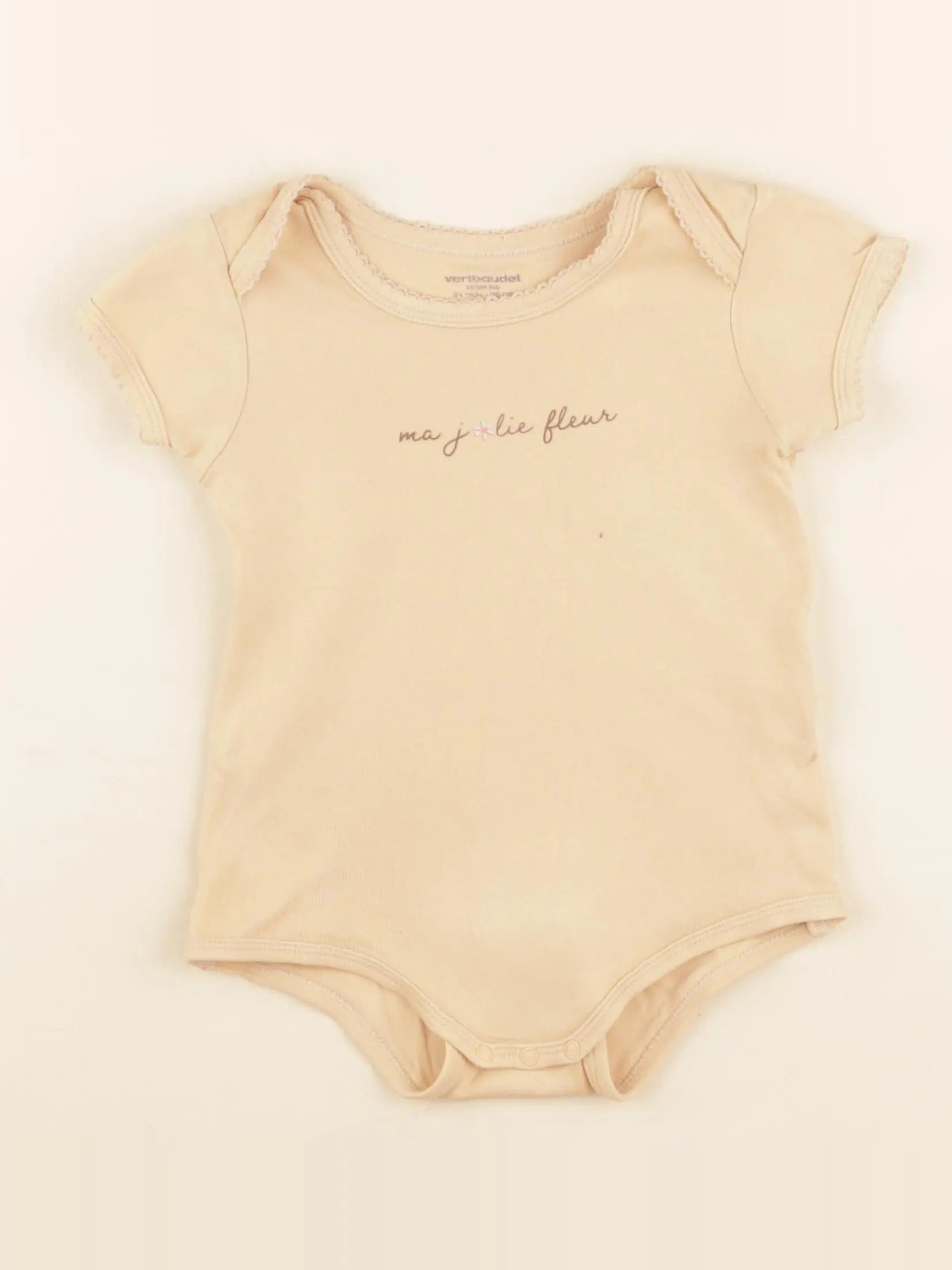 Vertbaudet - body orange - 2 ans