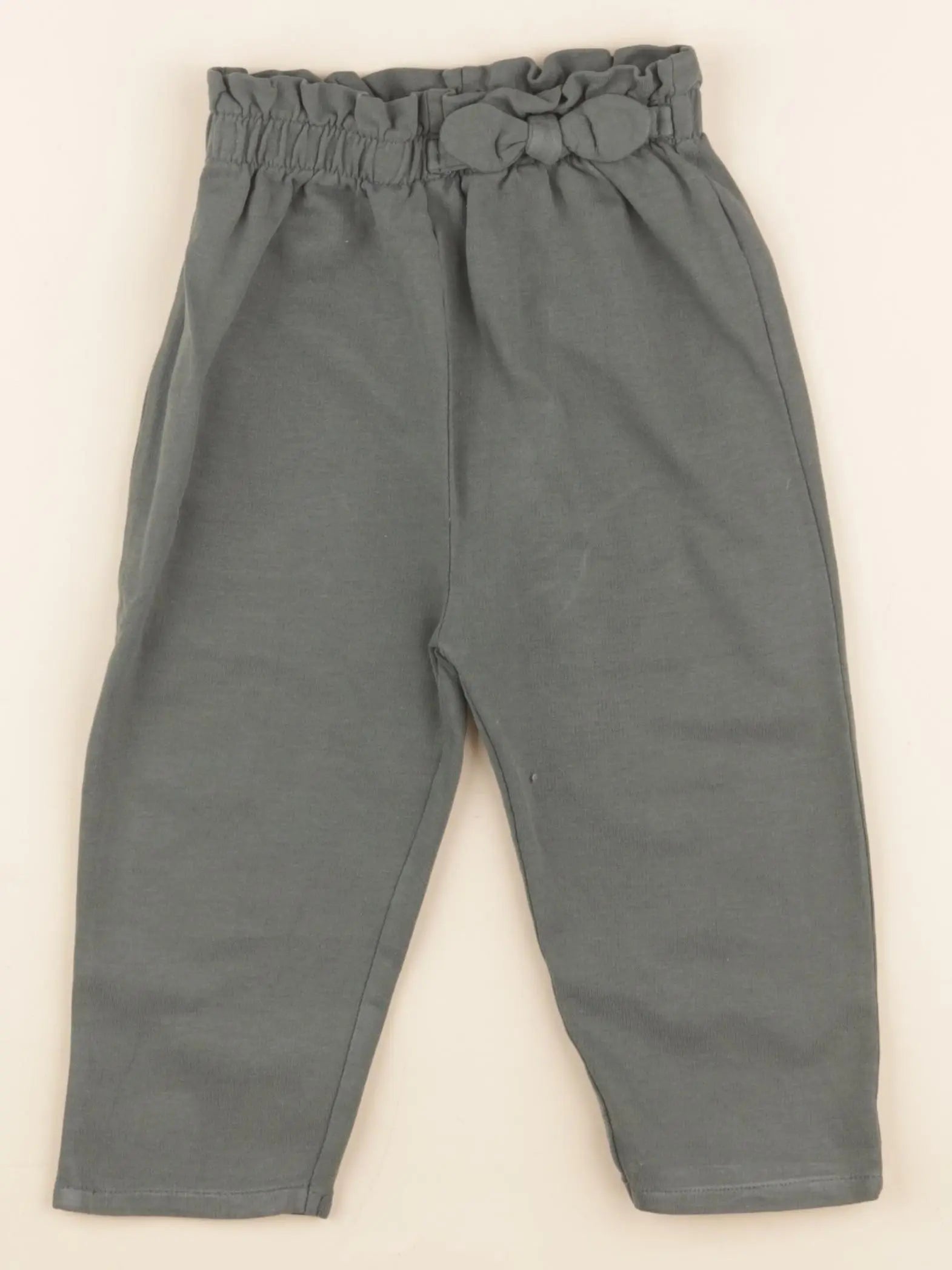 Vertbaudet - pantalon vert - 2 ans