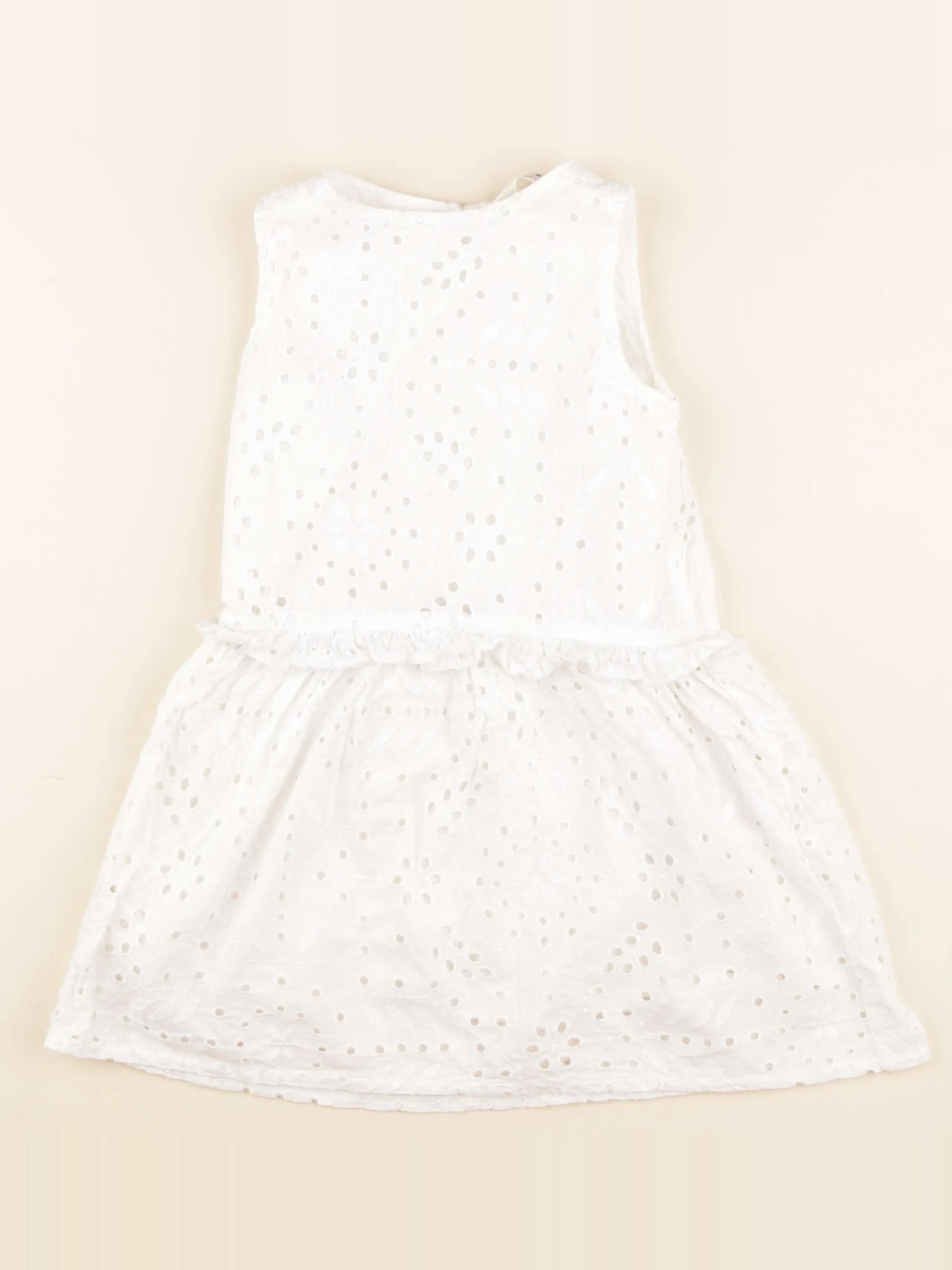 H&M - robe blanc - 18/24 mois