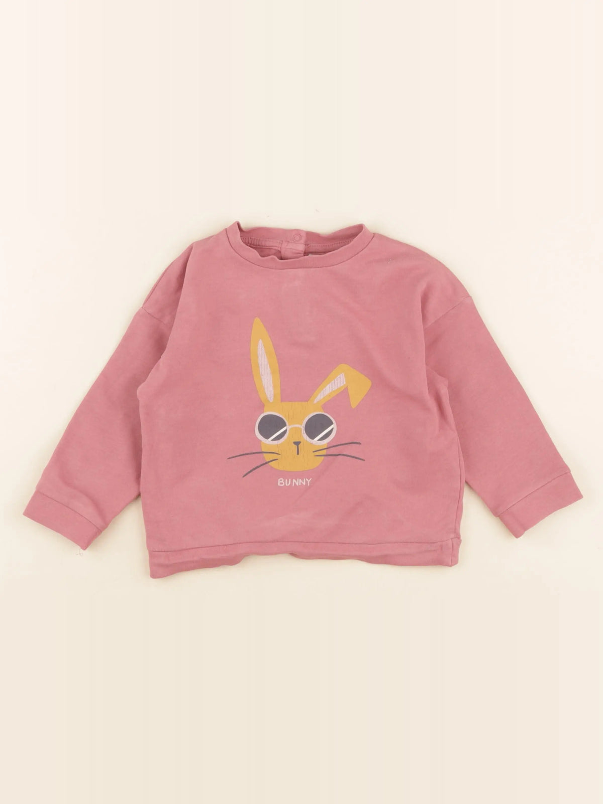Vertbaudet - sweat rose - 2 ans