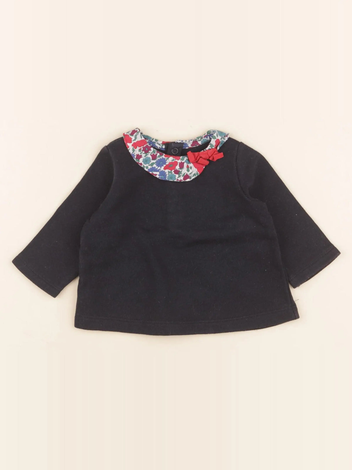 Jacadi - sweat bleu - 6 mois