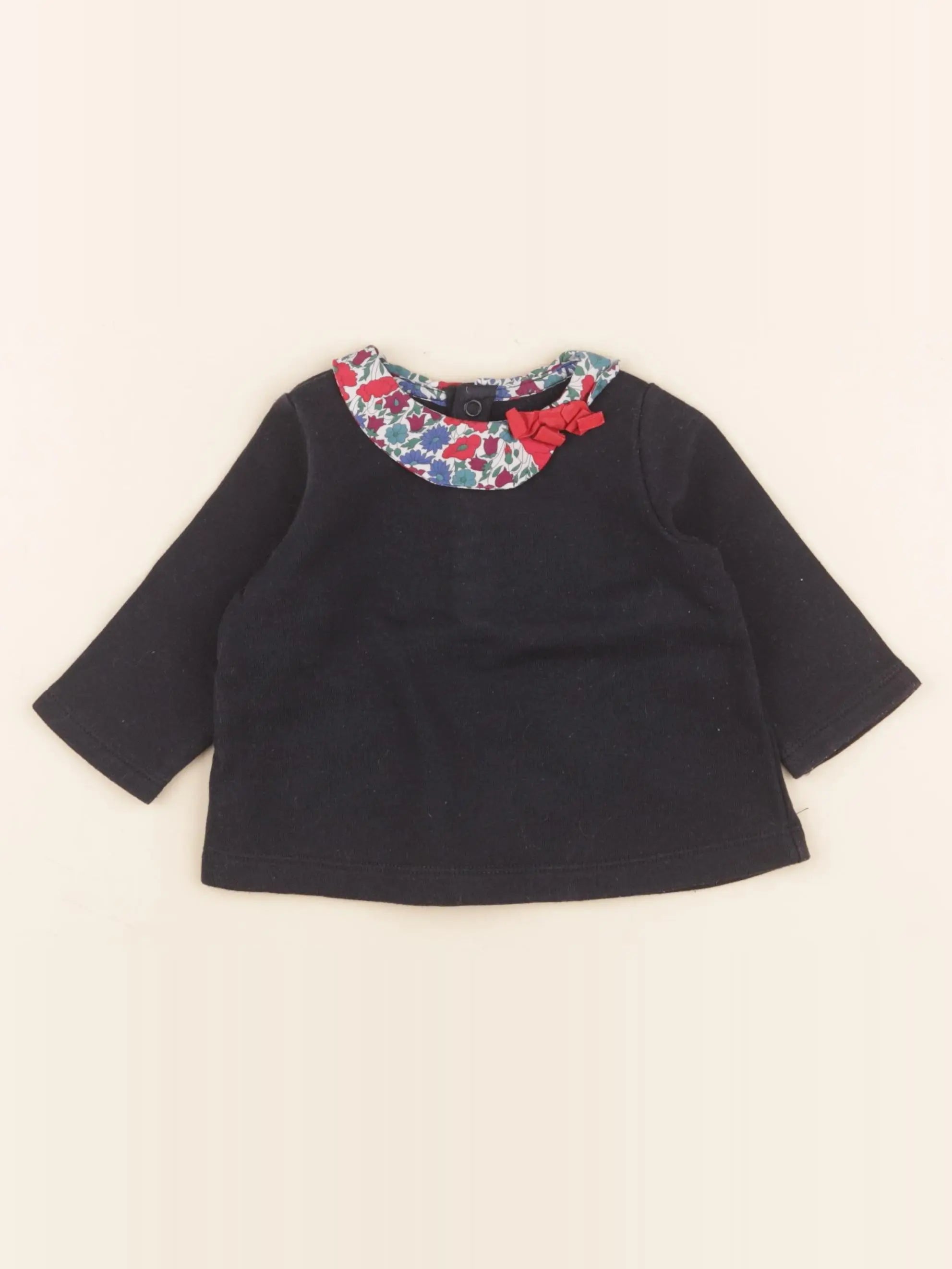 Jacadi - sweat bleu - 6 mois