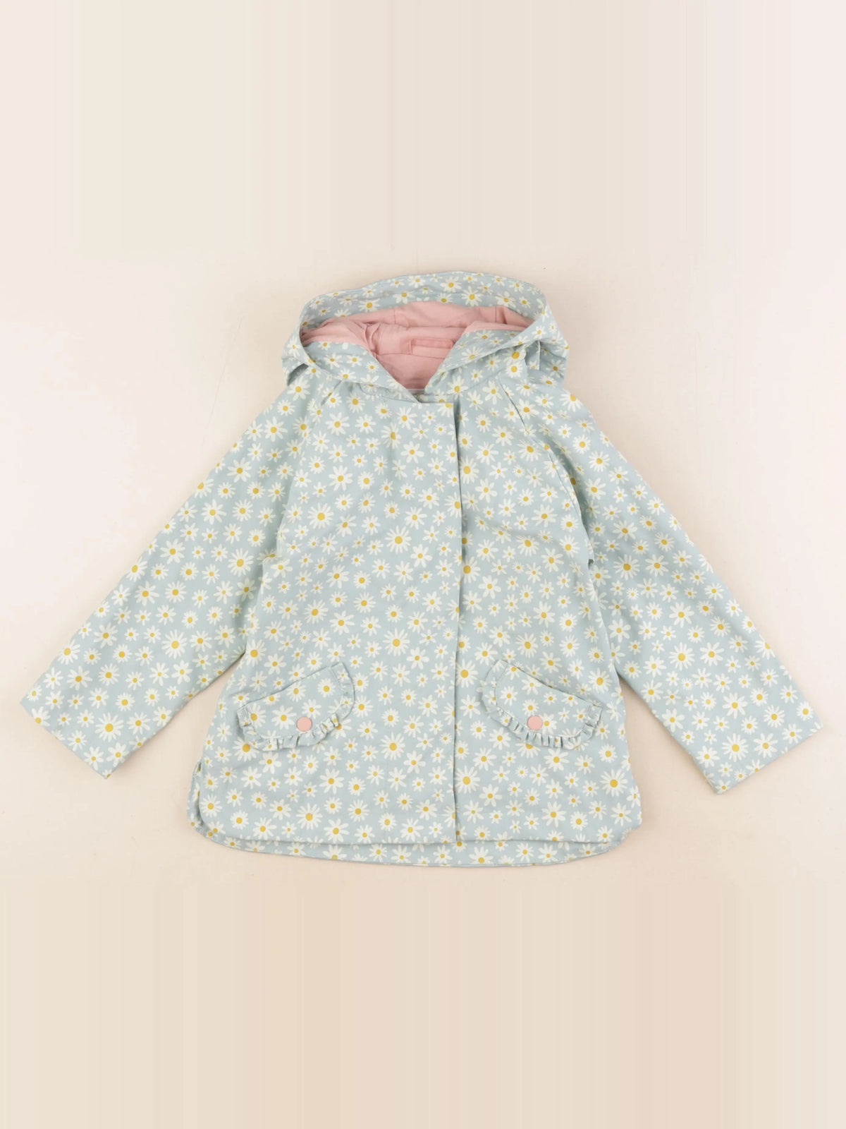Vertbaudet - imperméable vert - 4 ans
