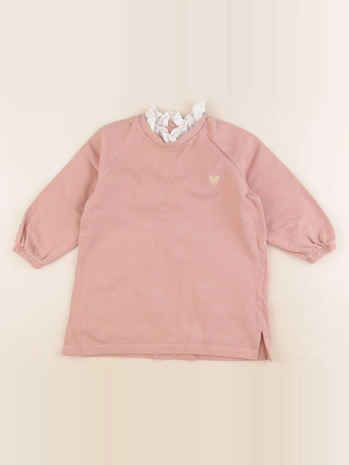 Vertbaudet - robe rose - 4 ans