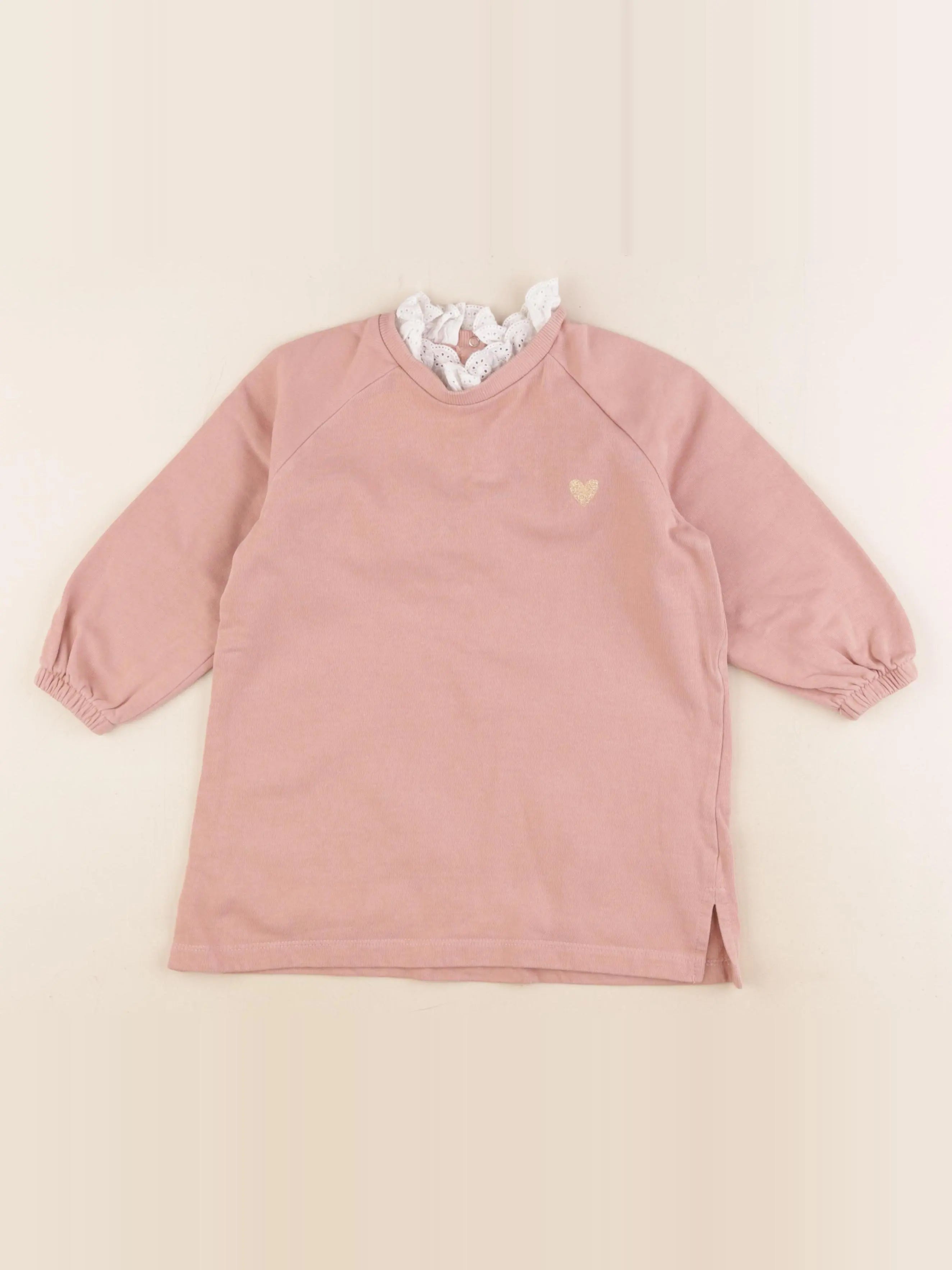 Vertbaudet - robe rose - 4 ans