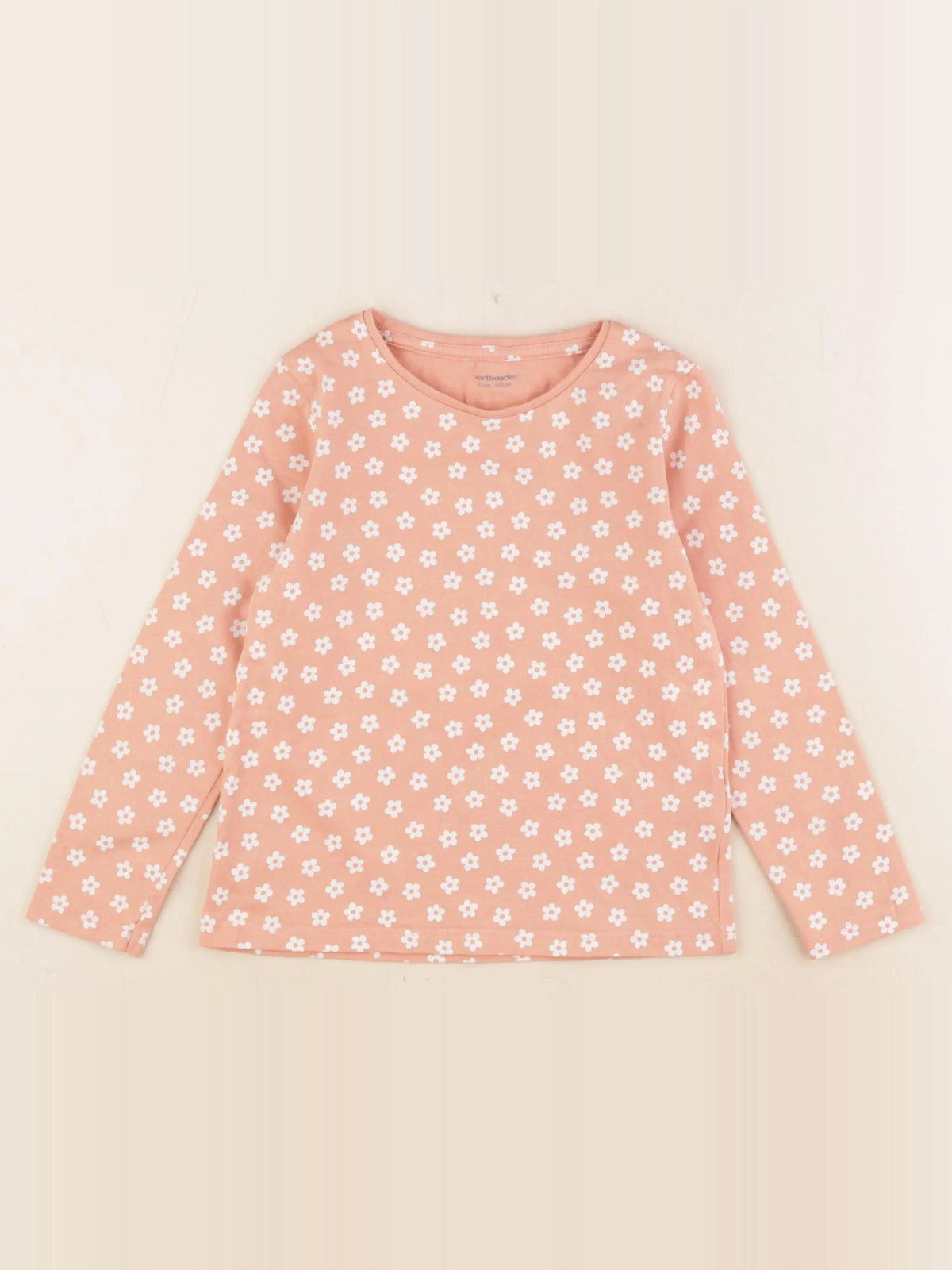 Vertbaudet - tee-shirt orange - 5 ans