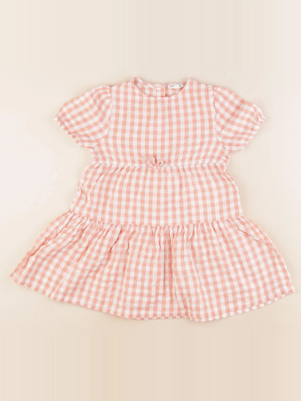 Vertbaudet - robe orange - 4 ans