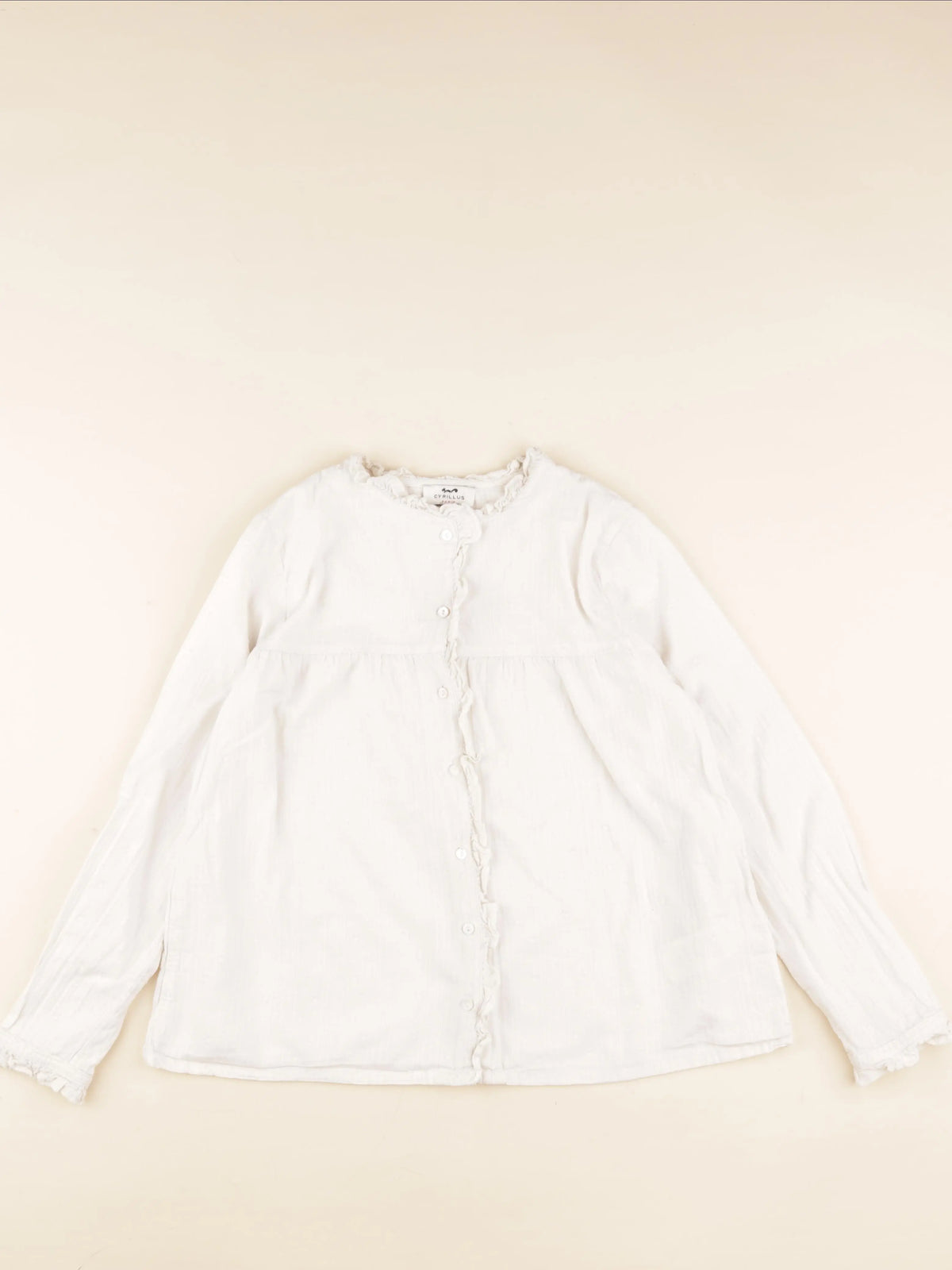 Cyrillus - blouse blanc - 12 ans