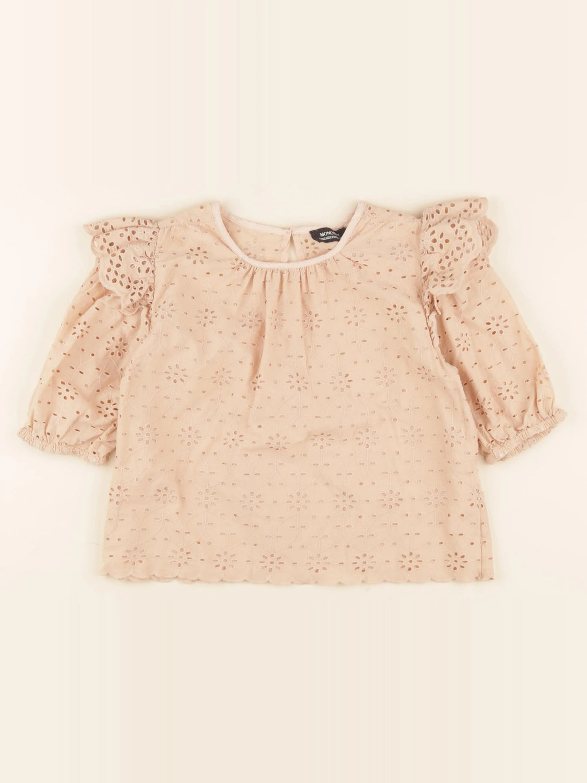 Monoprix - blouse beige - 12 ans