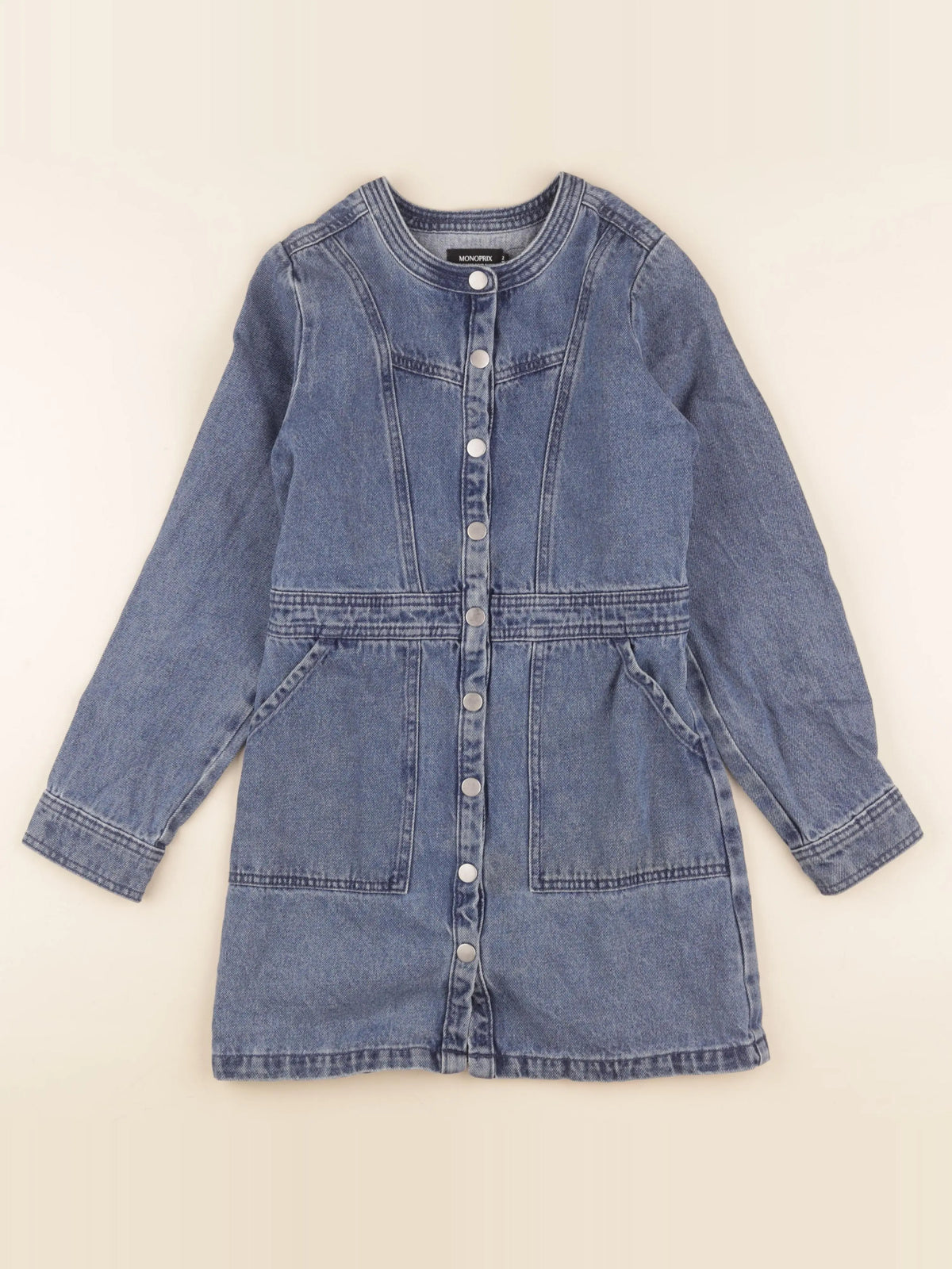 Monoprix - robe bleu - 12 ans
