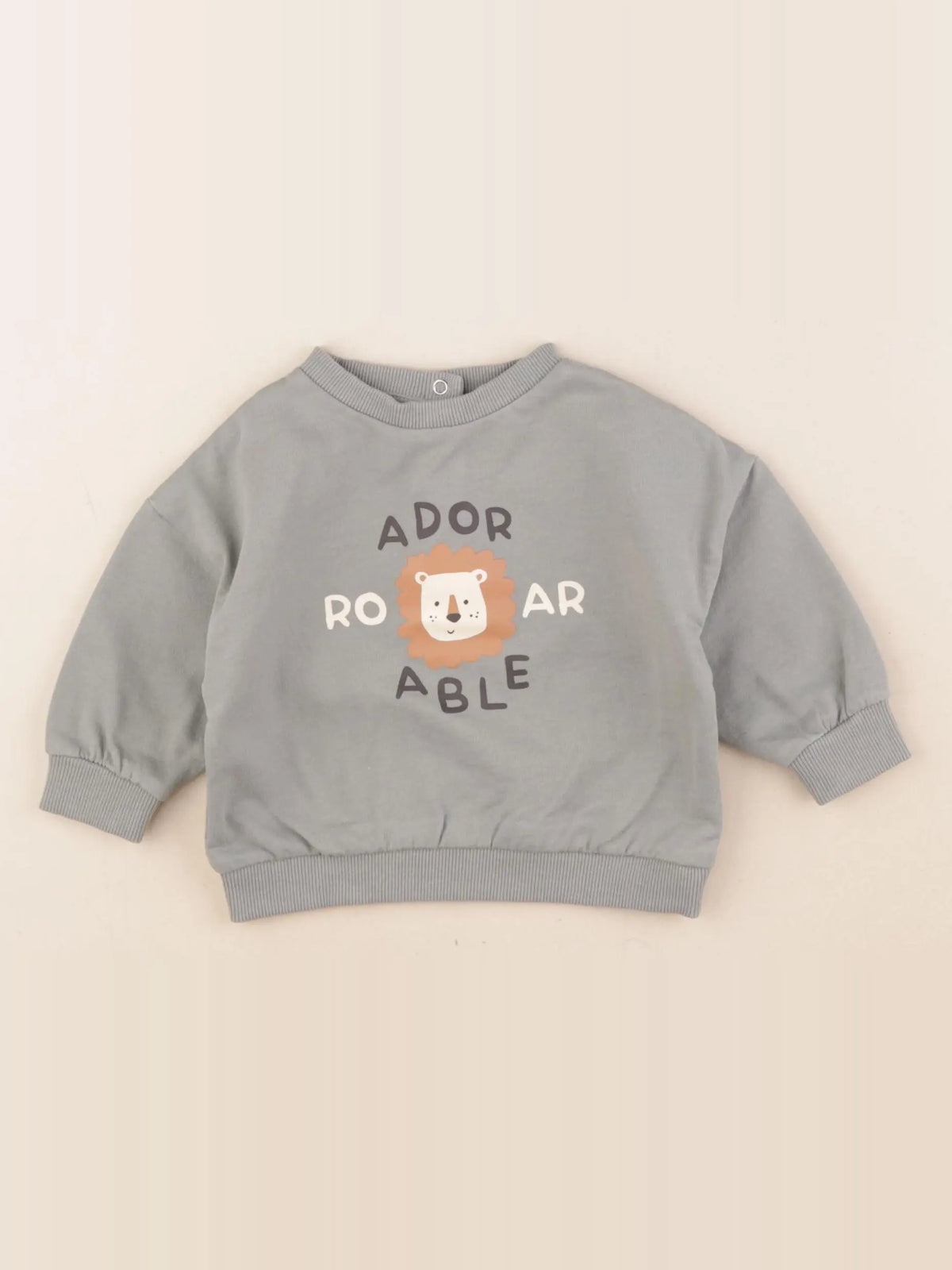 Vertbaudet - sweat vert - 6 mois