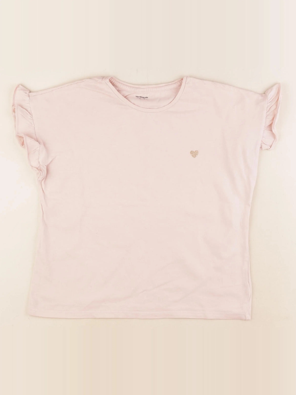 Vertbaudet - tee-shirt rose - 12 ans
