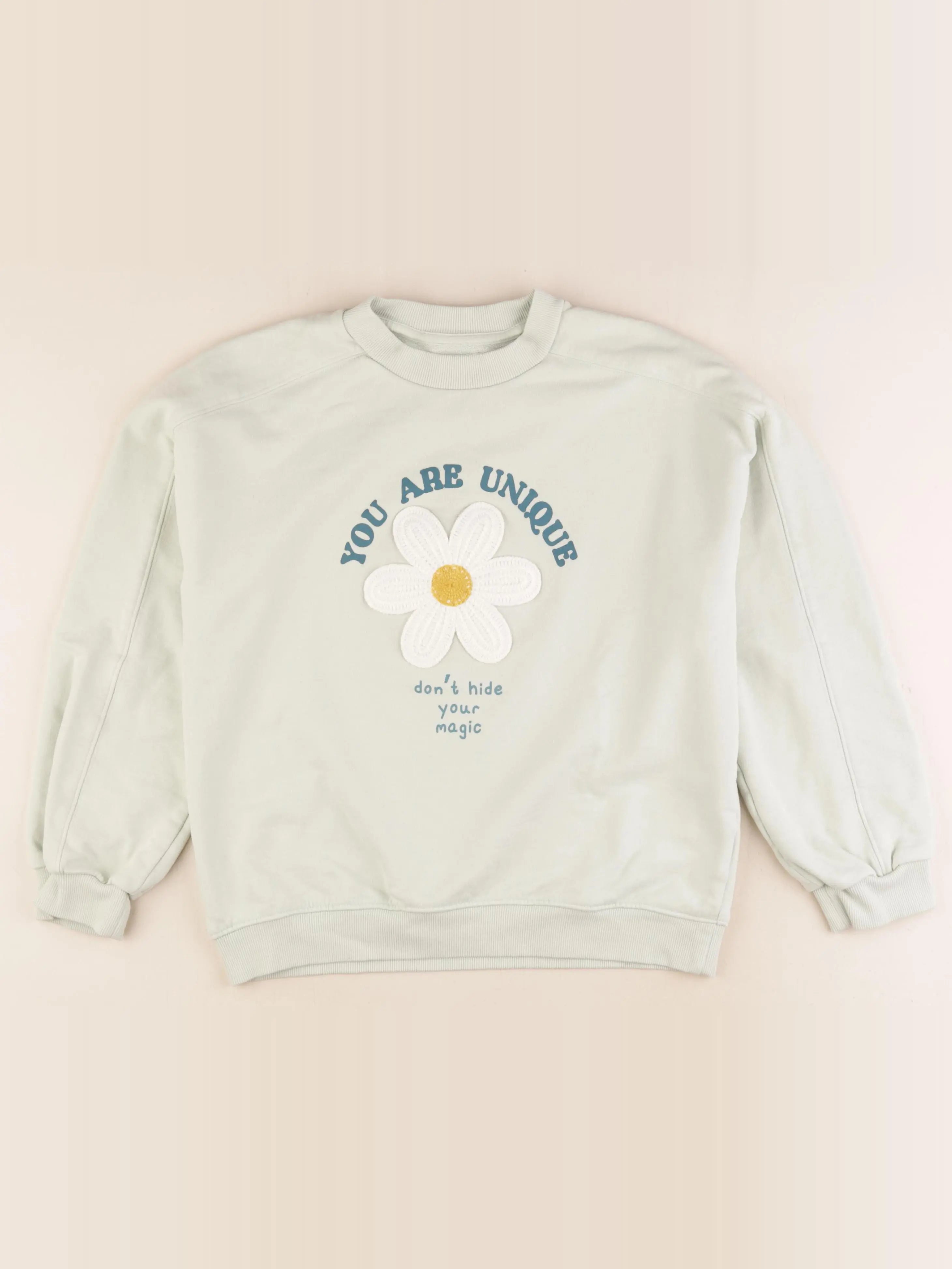 Vertbaudet - sweat vert - 14 ans