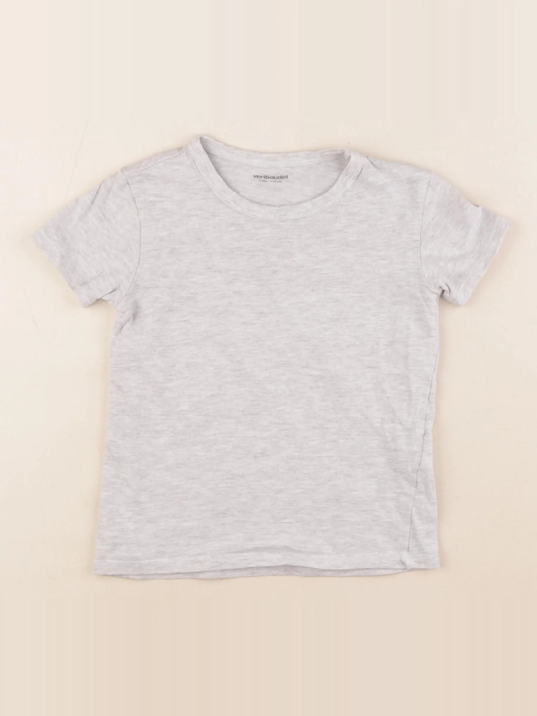 Vertbaudet - maillot de corps gris - 5 ans