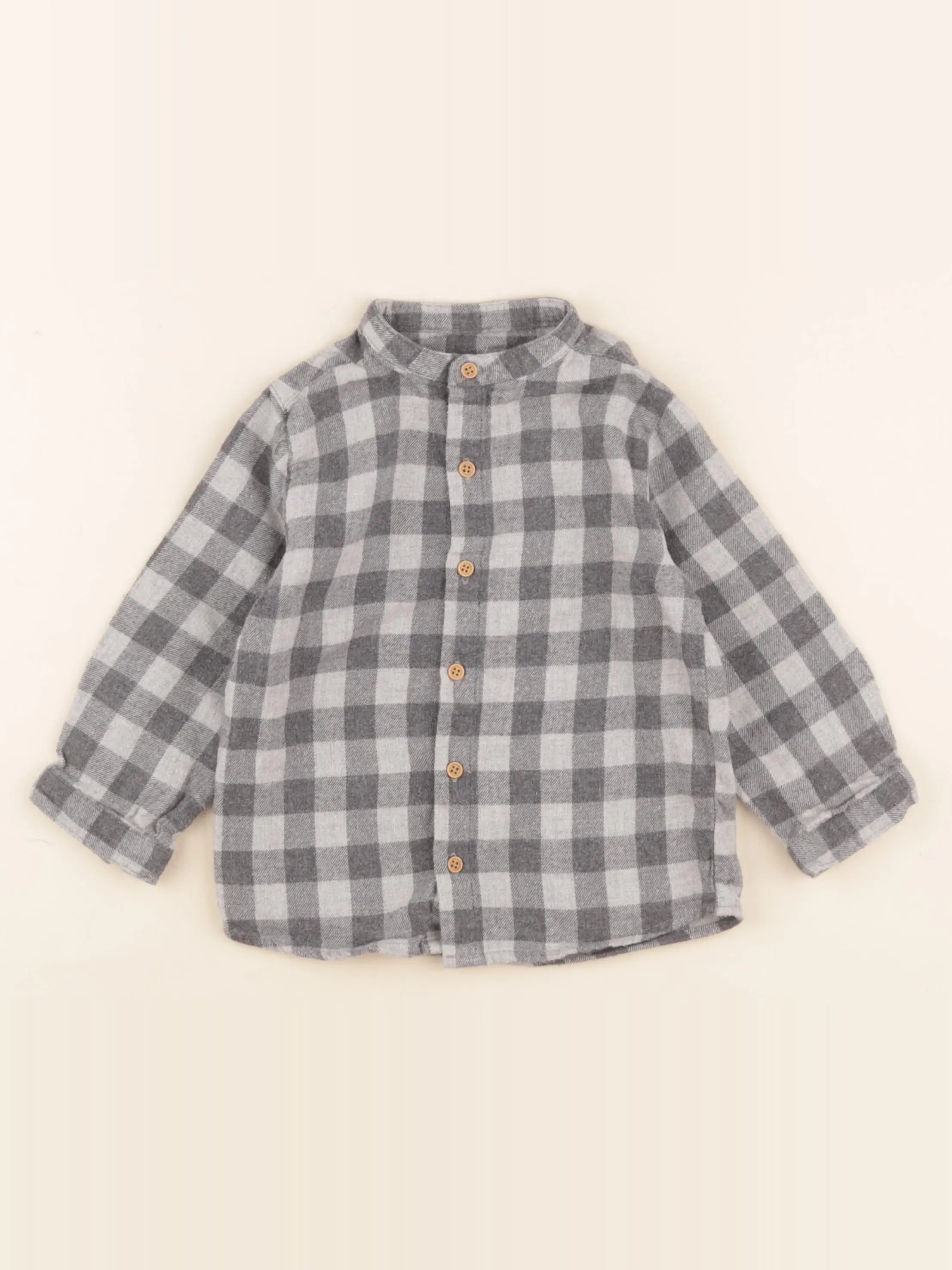 Boutchou - chemise gris - 24 mois