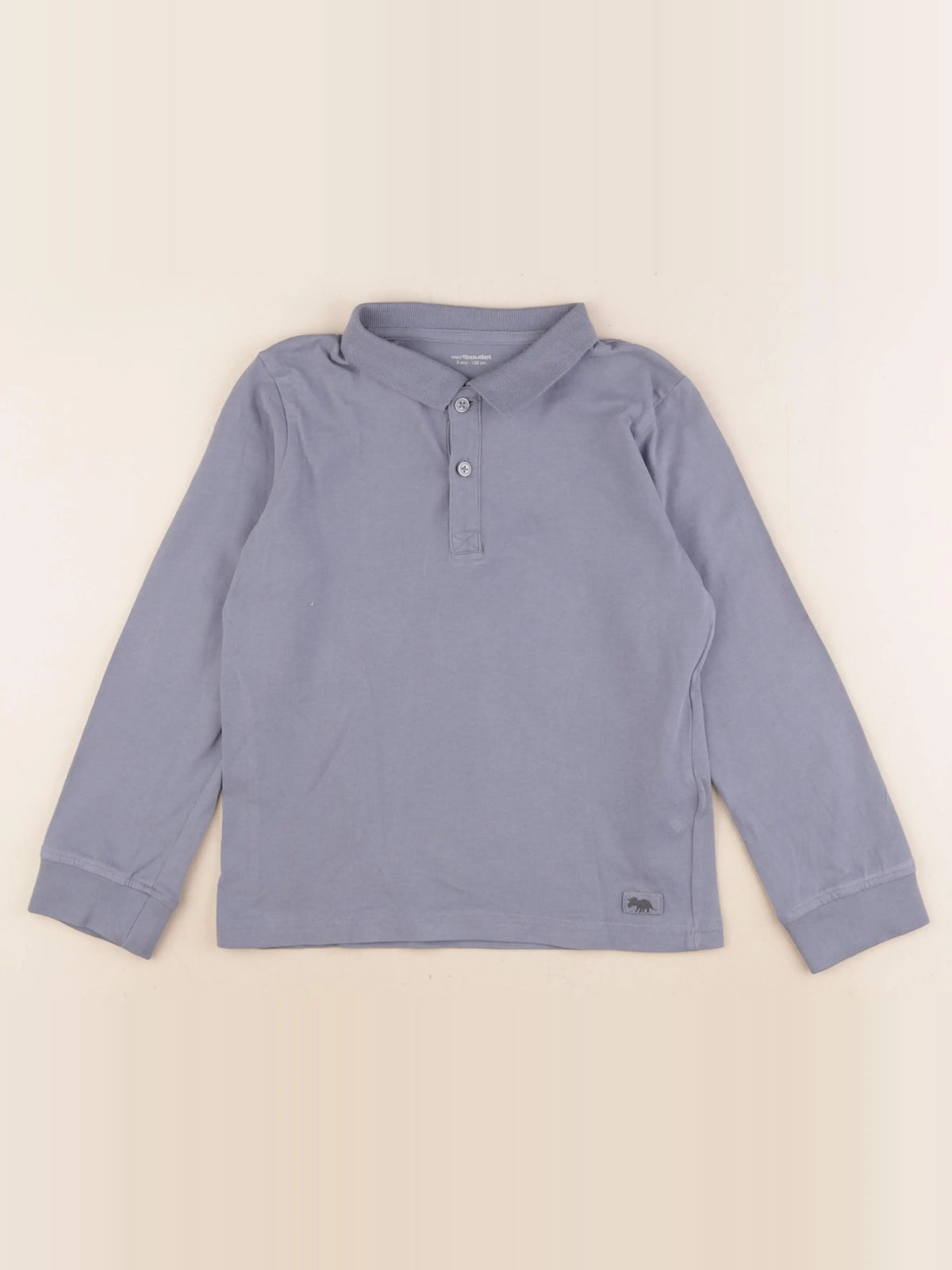 Vertbaudet - polo bleu - 8 ans