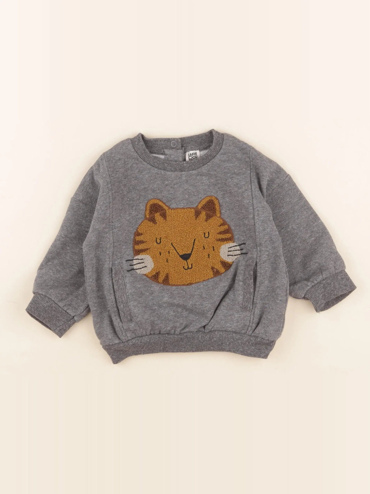 La Redoute - sweat gris - 12 mois