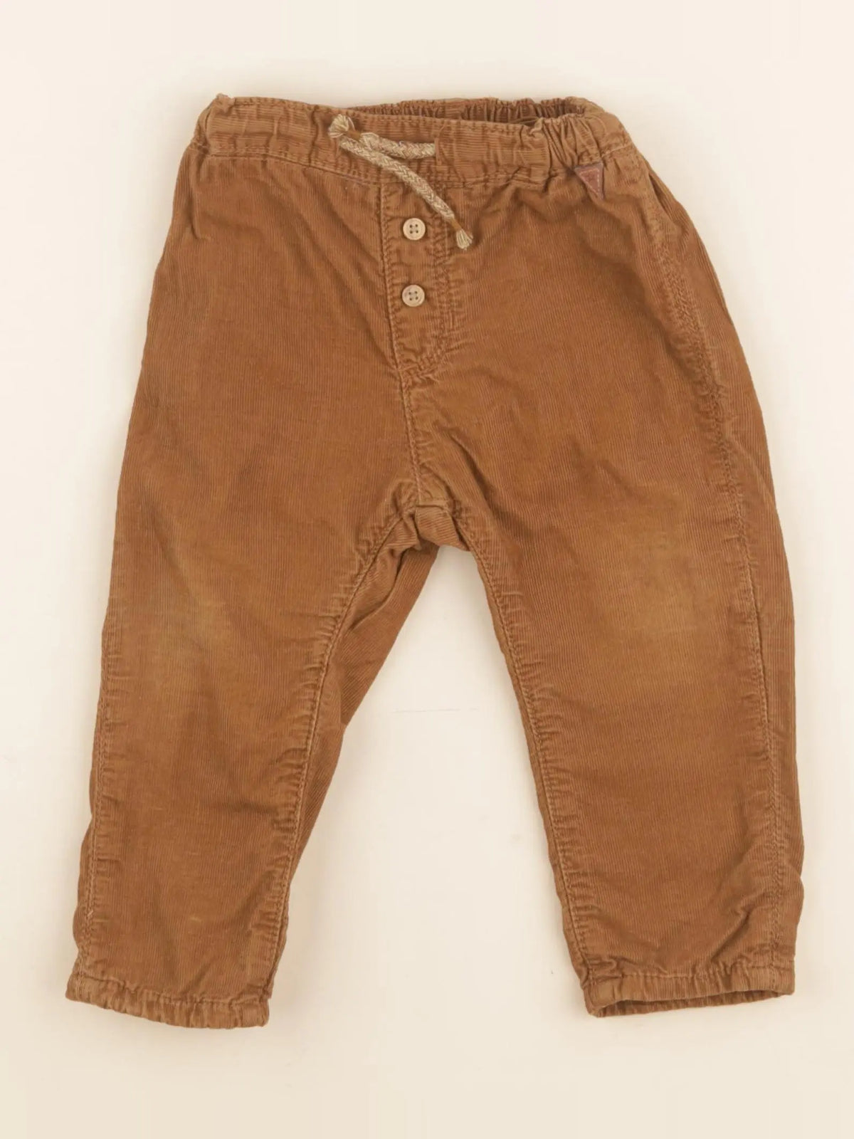 H&M - pantalon marron - 9/12 mois