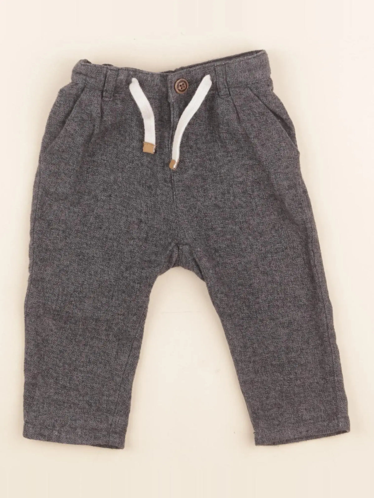 Zara - sarouel gris - 6/9 mois