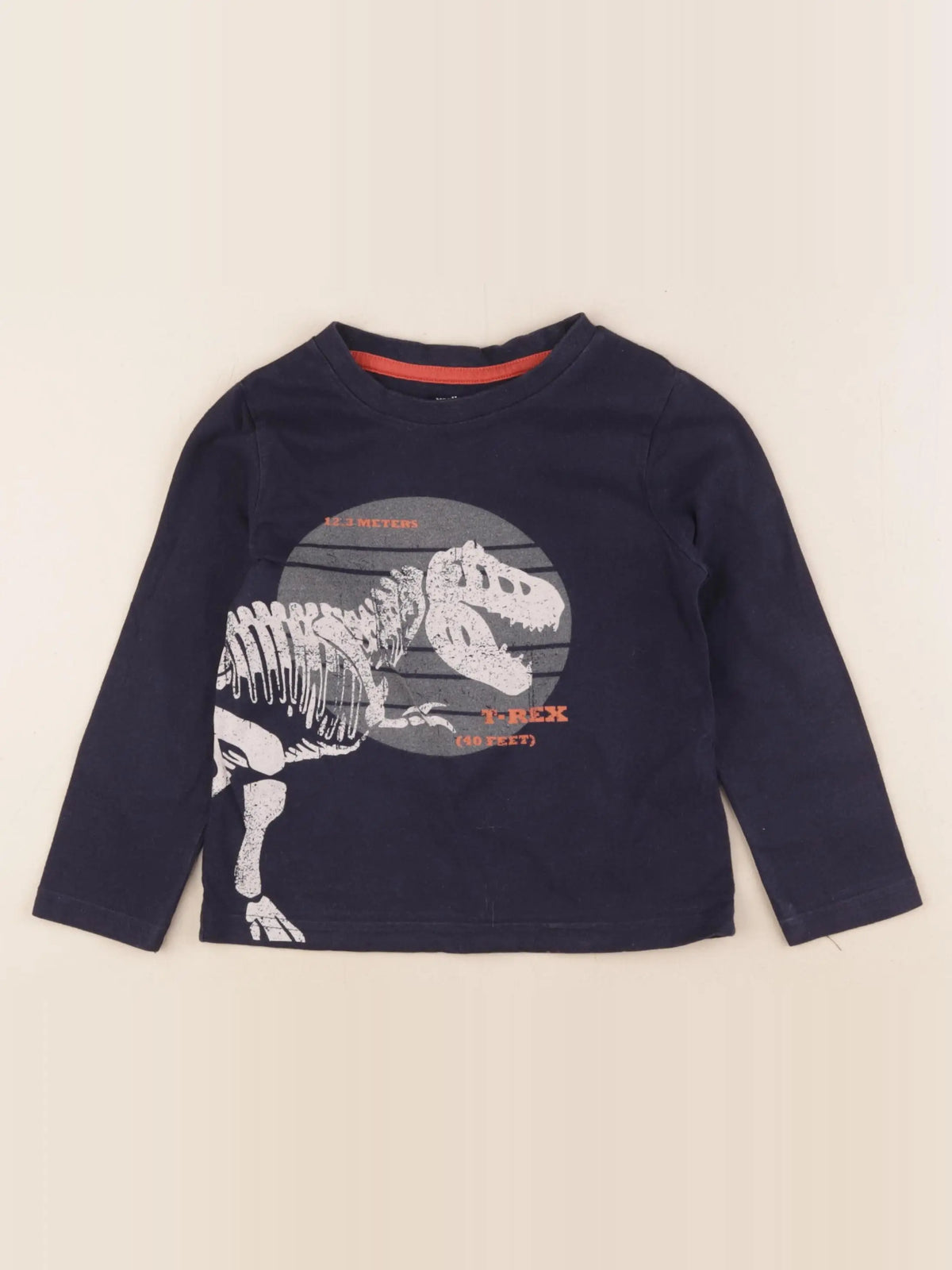 Vertbaudet - tee-shirt bleu - 4 ans
