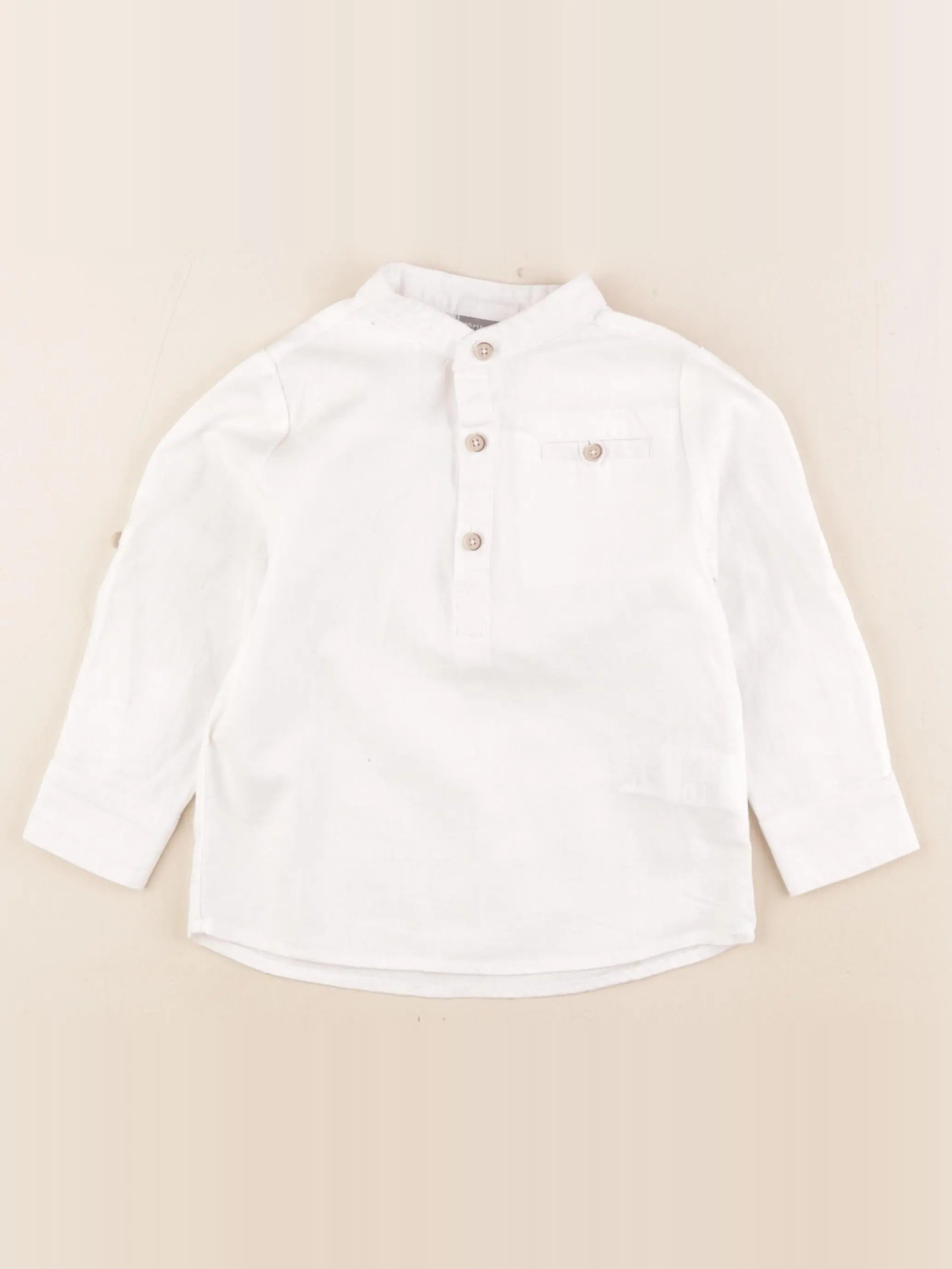 Vertbaudet - chemise blanc - 3 ans