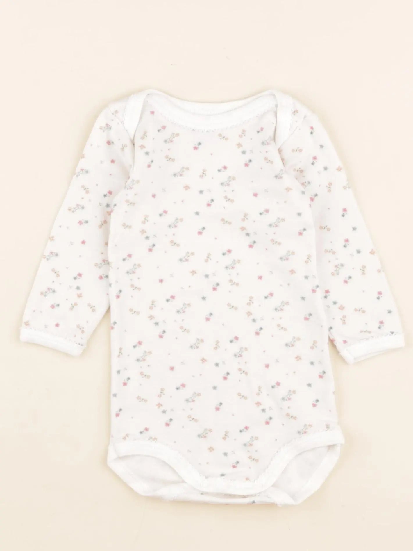 Petit Bateau - body blanc - 6 mois