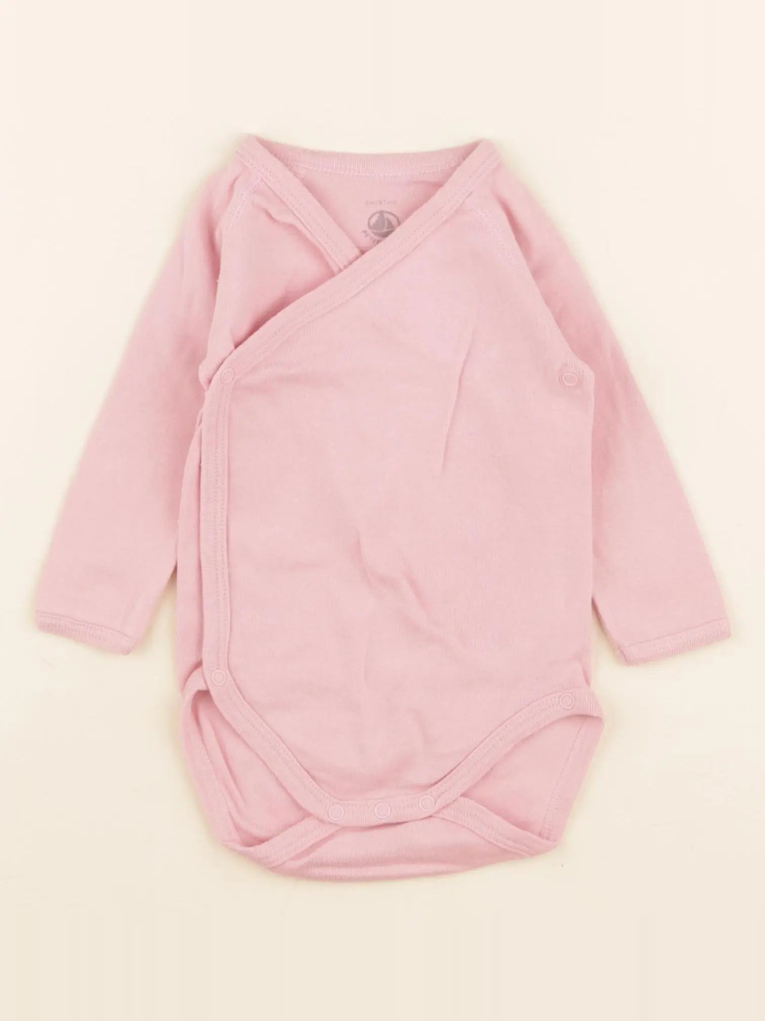 Petit Bateau - body rose - 6 mois