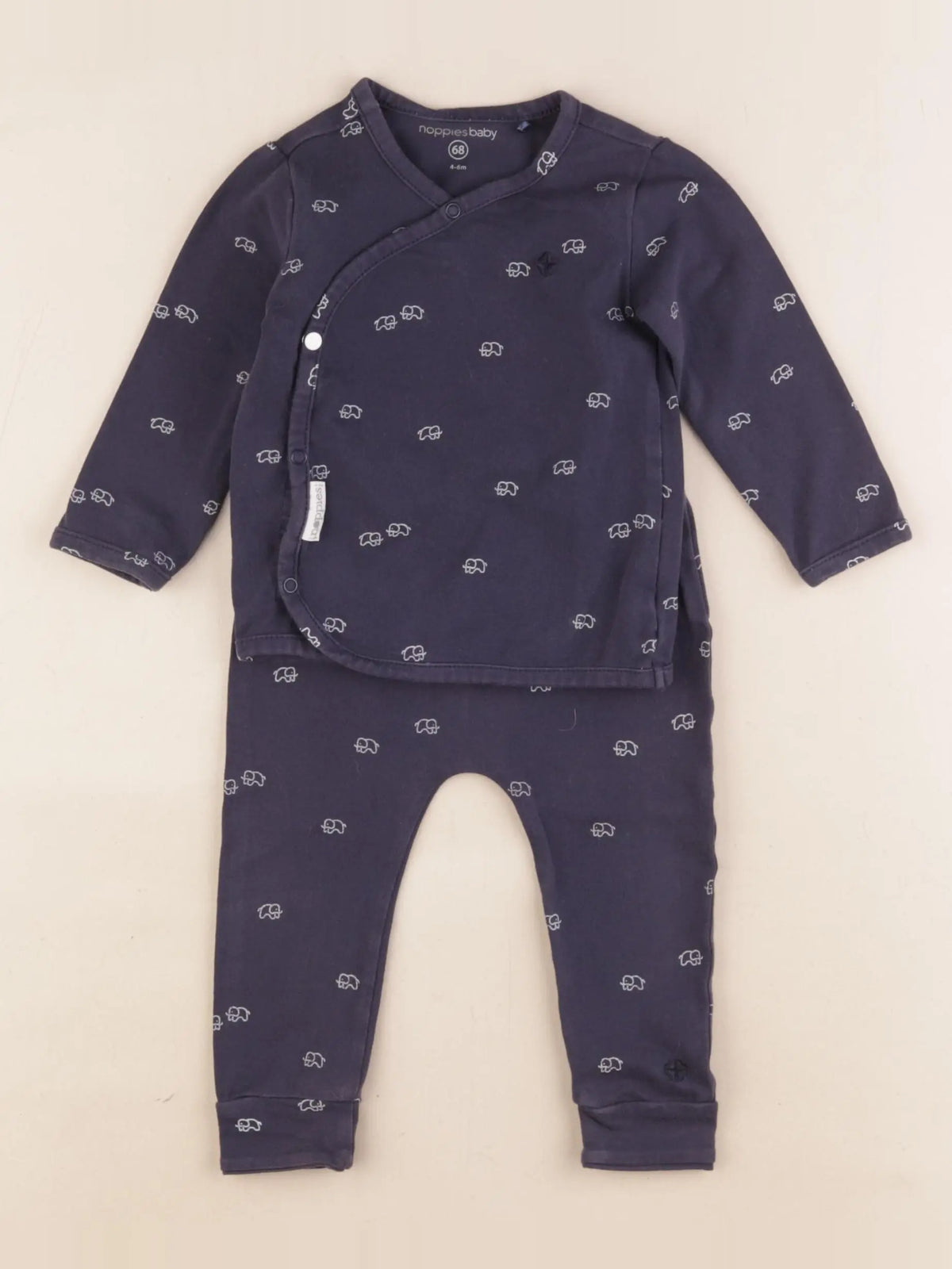 Noppies - ensemble bleu - 4/6 mois