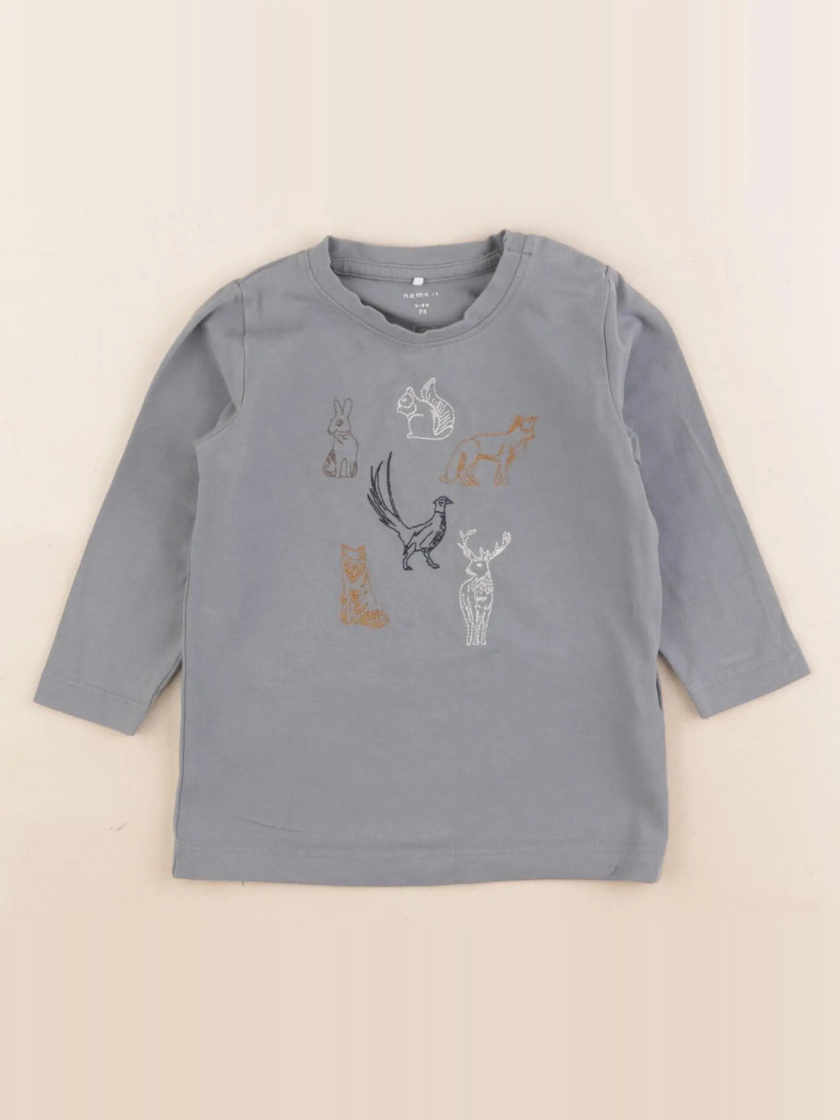 Name it - tee-shirt vert - 6/9 mois